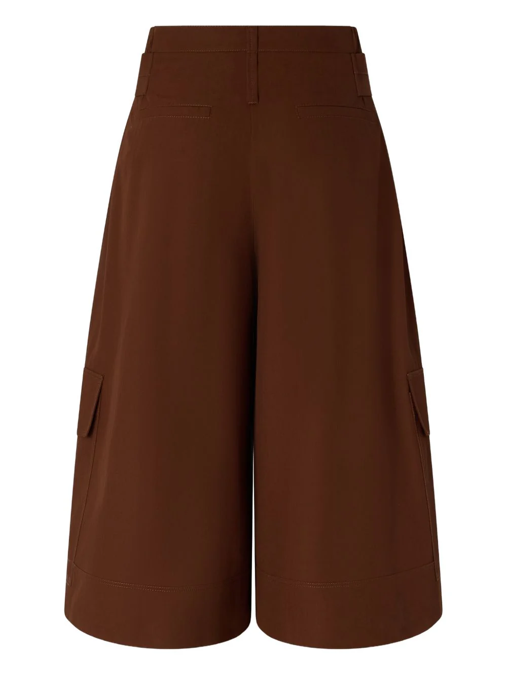 Pinko Patricia Pants, Zip and Buttons Closure, Belted, Cargo Effect, Lateral Pockets, Wide Leg - Image 2