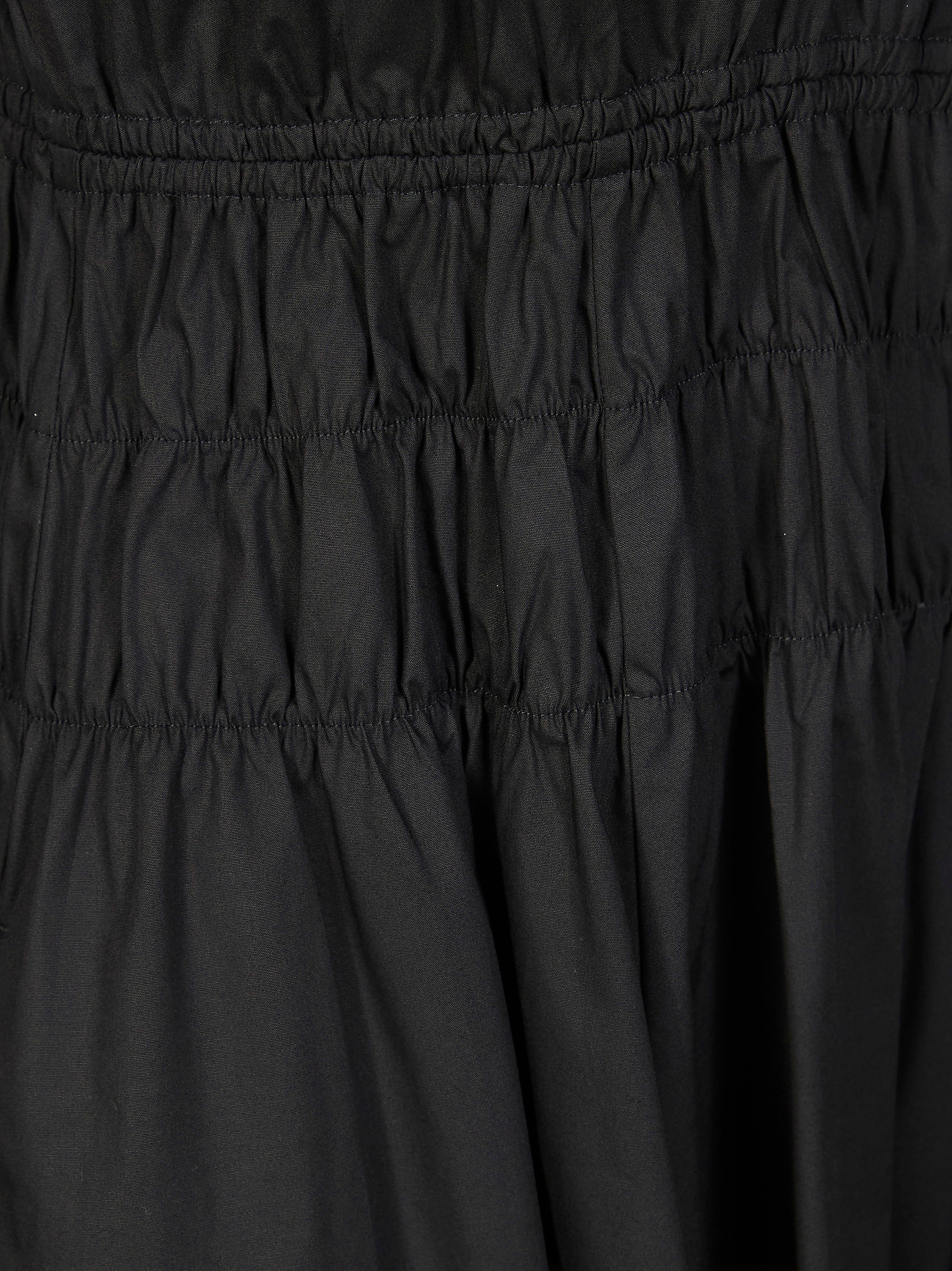 Pinko Shirred V-neck Dress - Image 3