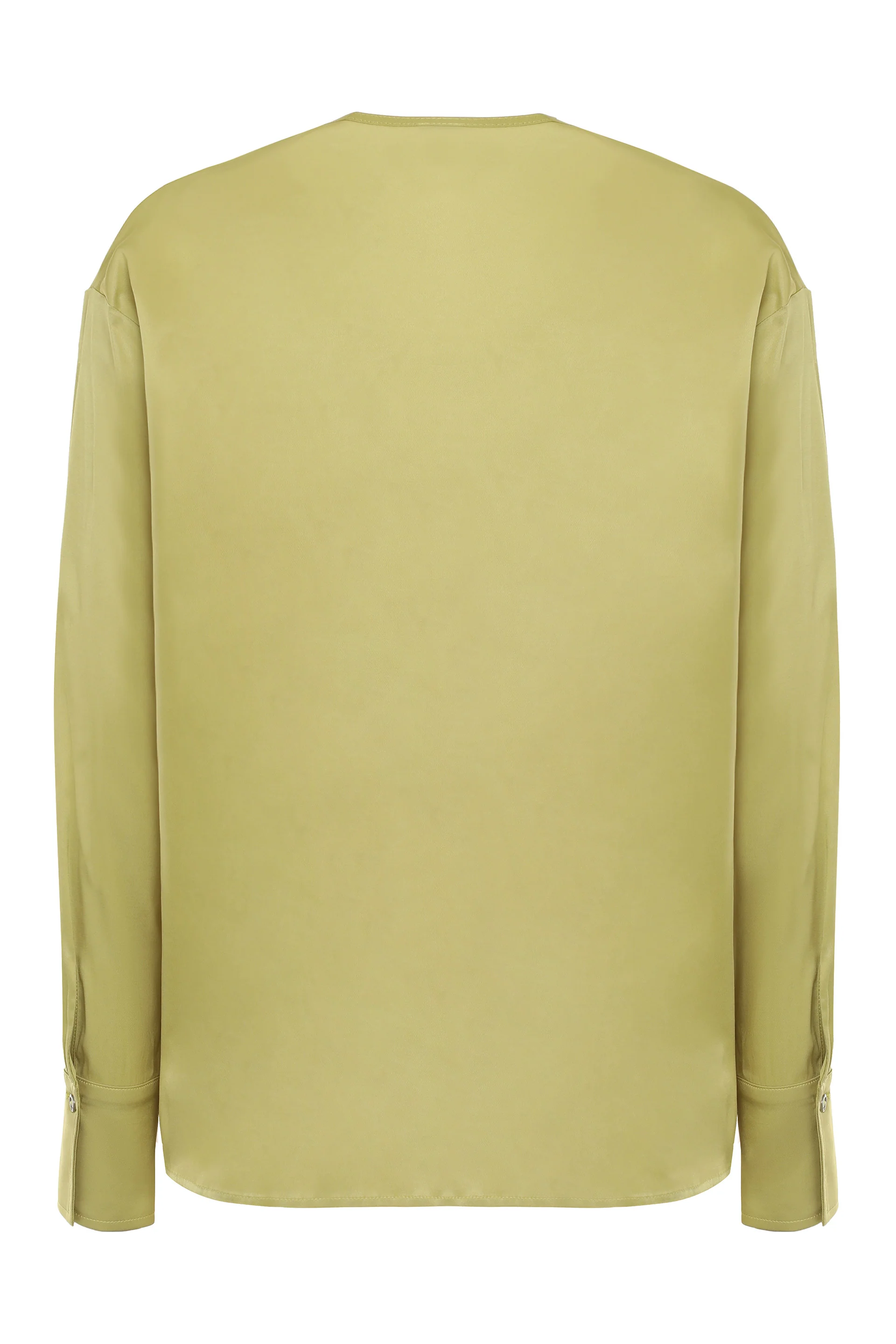 Pinko Shirt-Style Viscose Blouse with Buttoned Cuffs - Image 4
