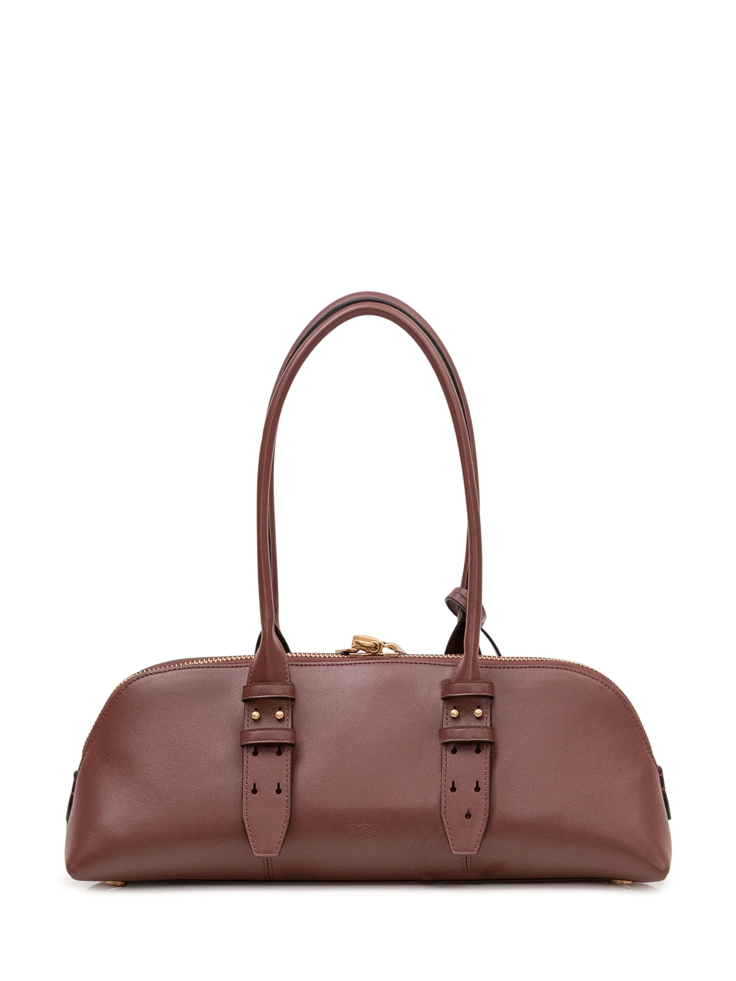 Pinko Stylish Bowling Handbaguette with Handles and Zip - Image 3