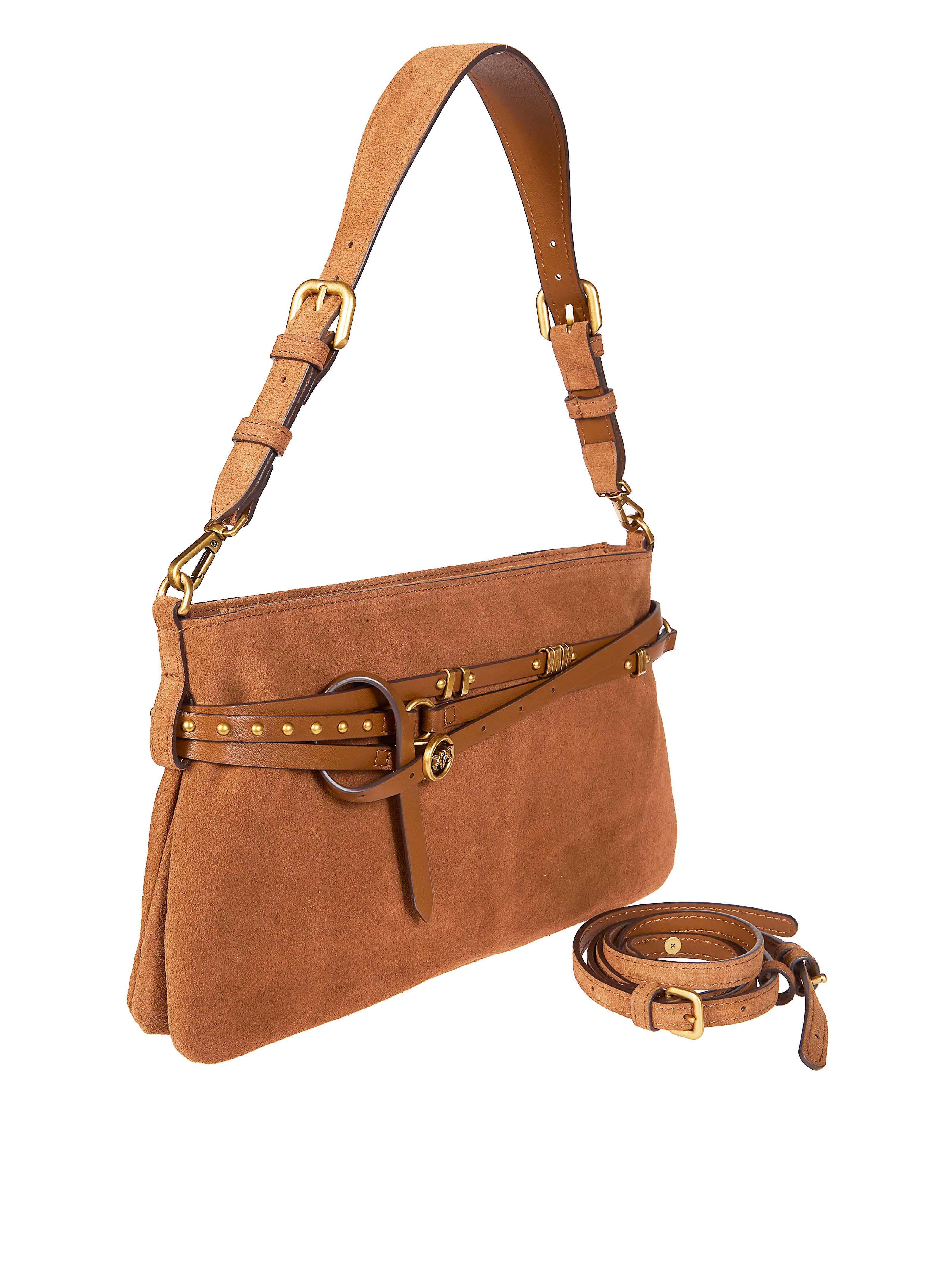 Pinko Suede Belt Classic Shoulder Bag - Image 2