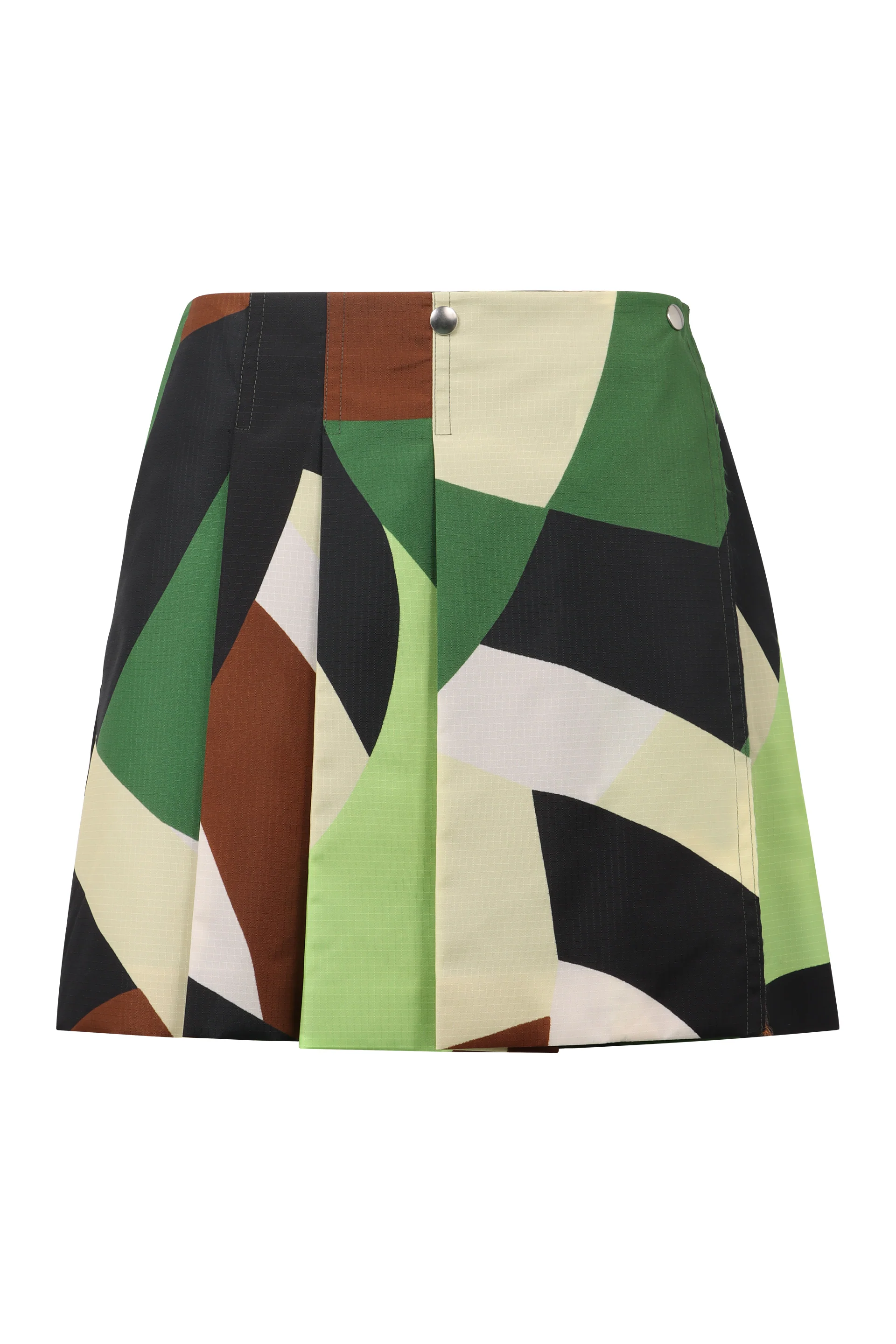 PLAN C Gocaa Cotton Mini-skirt
