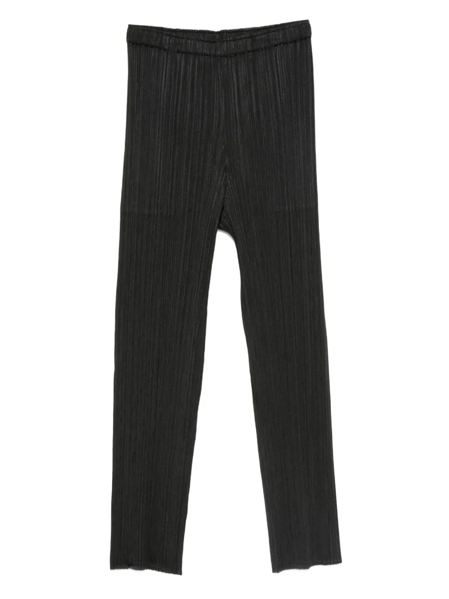Pleats Please Issey Miyake Slim Fit Pleated Trousers - Image 2