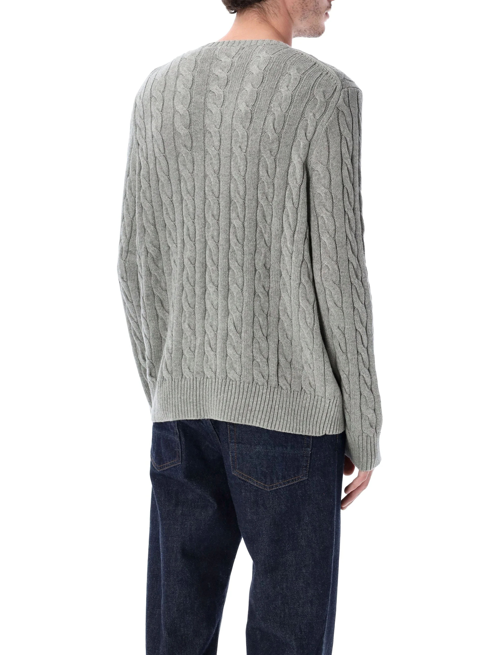 Polo Ralph Lauren Cable Knit Knitted Sweatshirt - Image 5