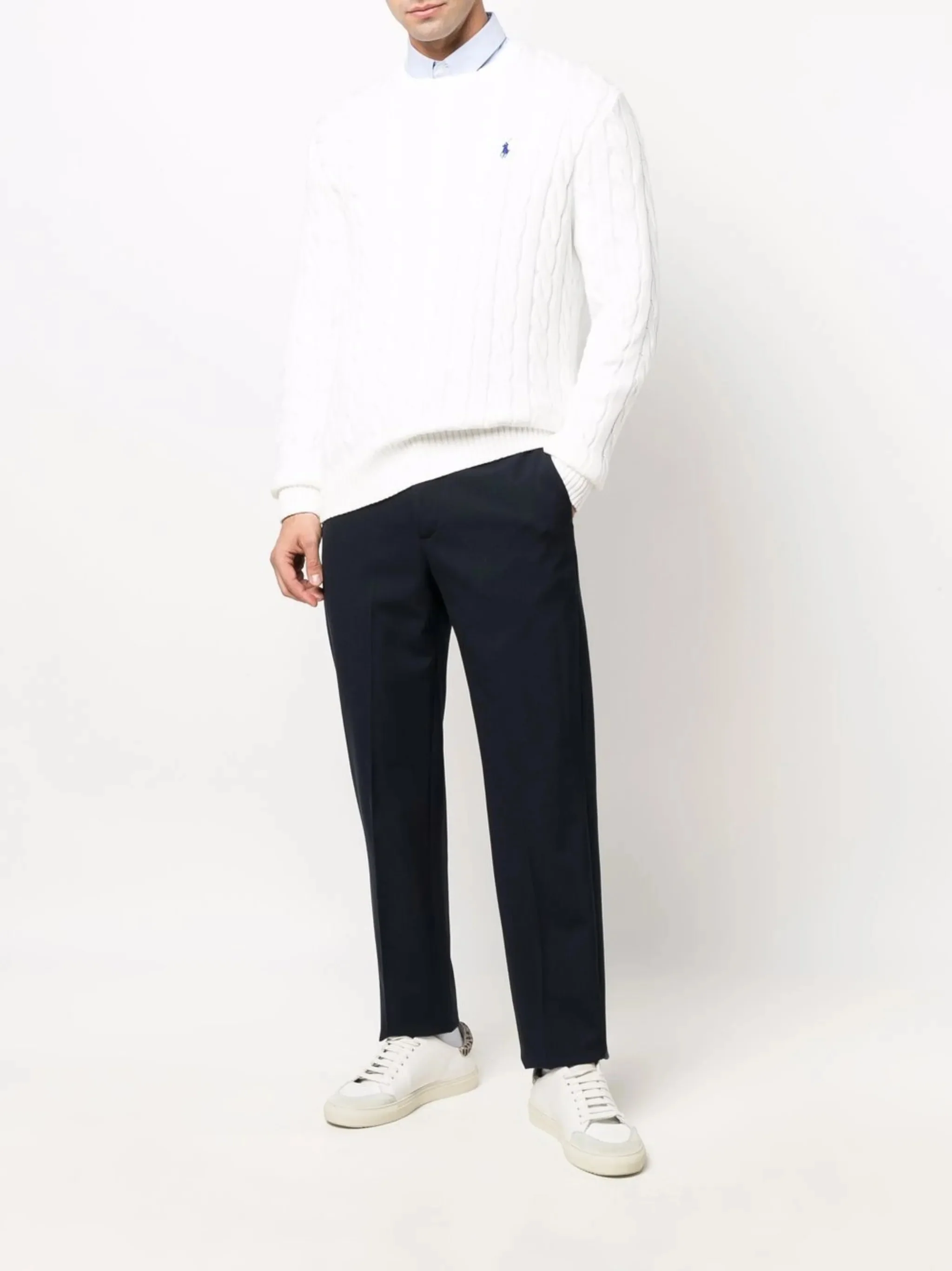Polo Ralph Lauren Casual Long Sleeve Rib-Knit Sweater - Size M - Image 2