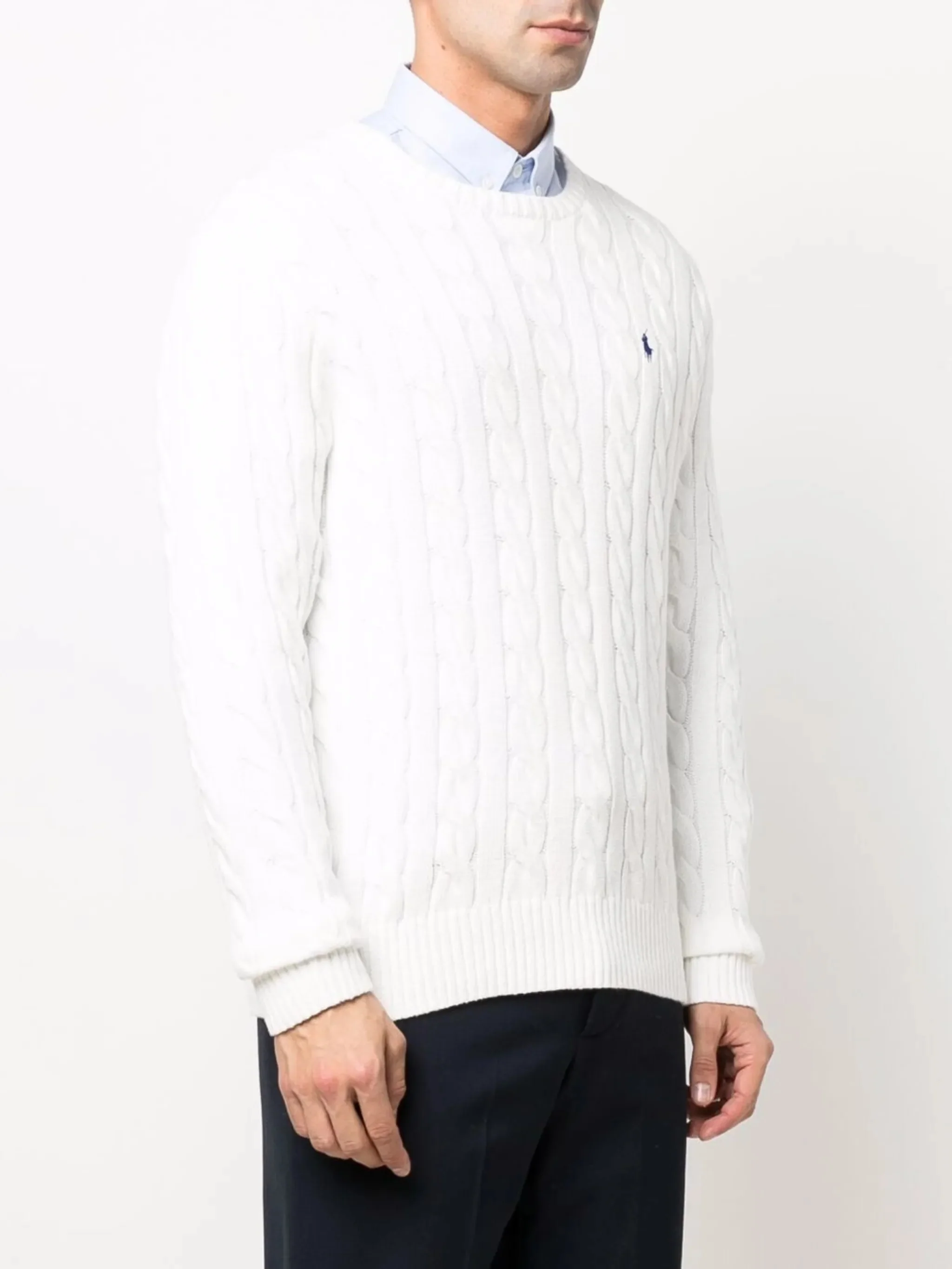 Polo Ralph Lauren Casual Long Sleeve Rib-Knit Sweater - Size M - Image 3