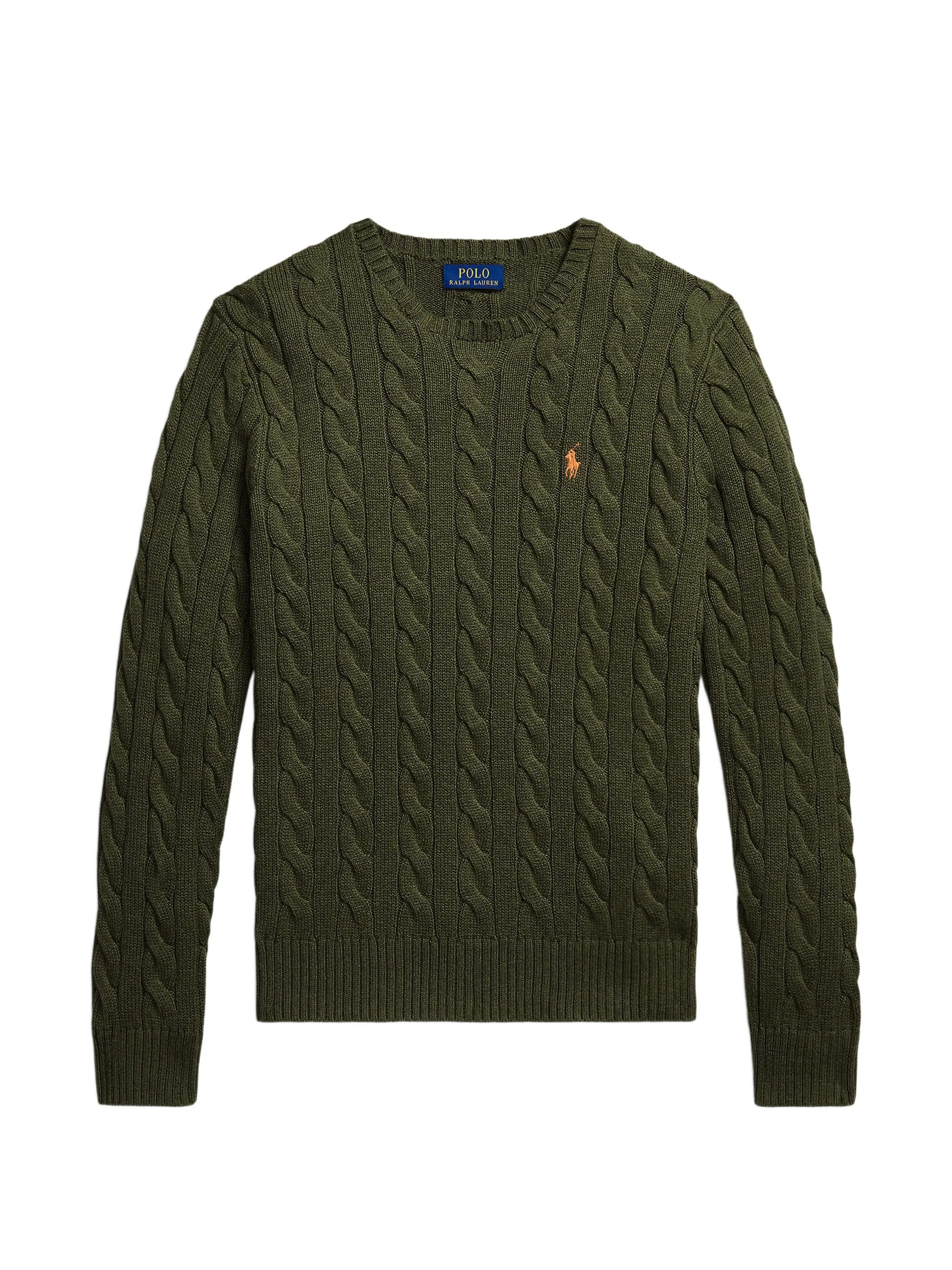 Polo Ralph Lauren Casual Long Sleeve Sweater with Rib-Knit Cuffs and Hem - Size M