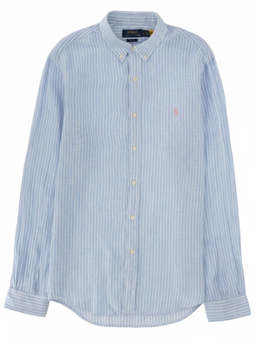 Polo Ralph Lauren Classic Logo Linen Shirt - Size L