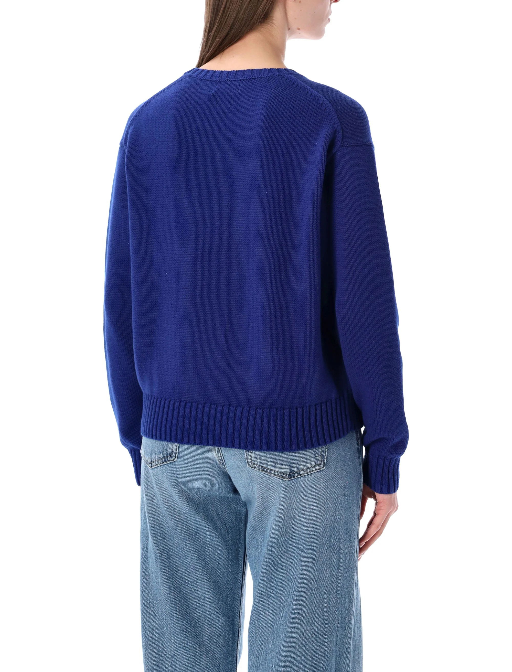 Polo Ralph Lauren Cotton Polo Sweater with Intarsia Knit - Size S - Image 2