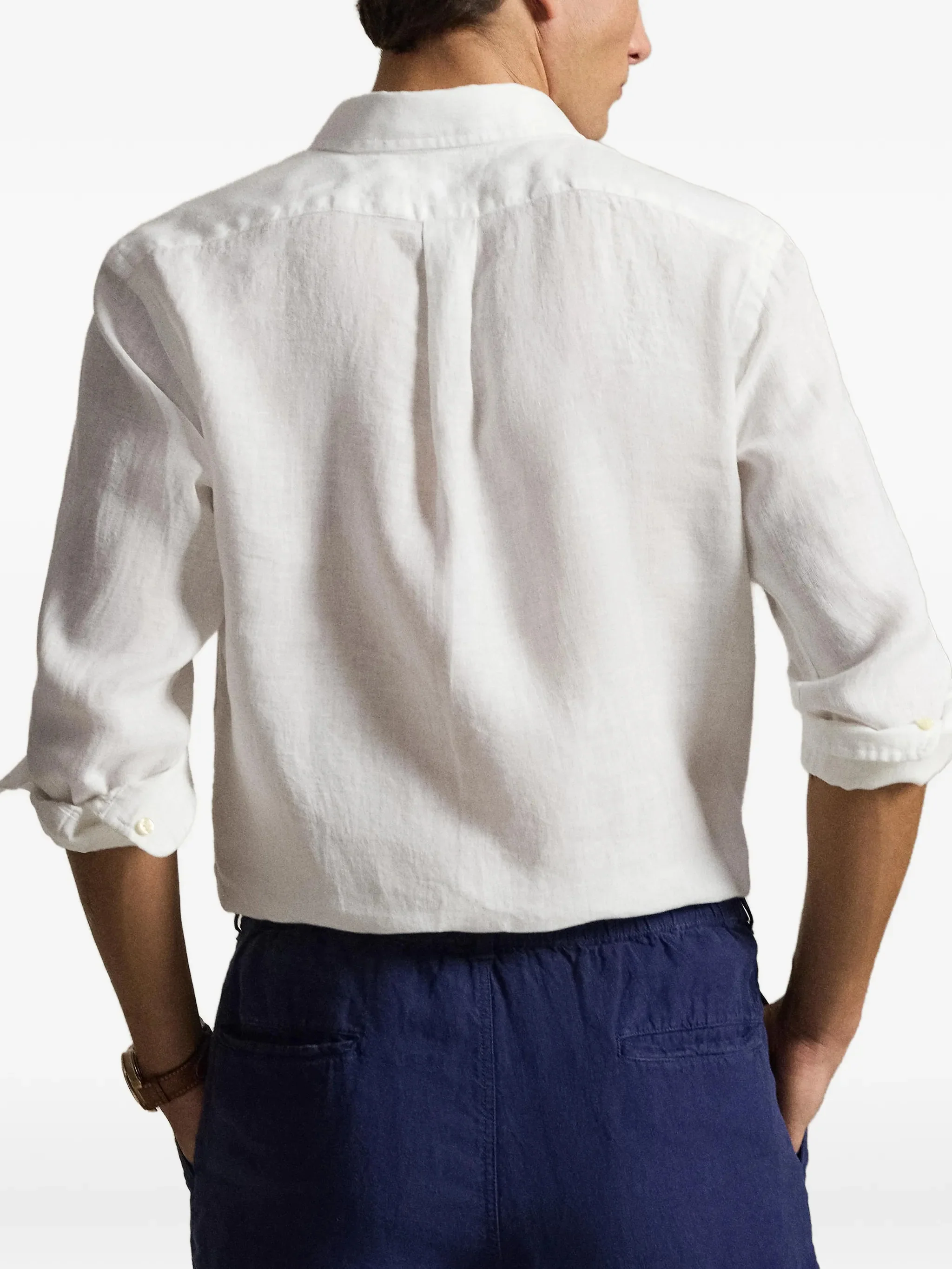 Polo Ralph Lauren Custom-Fit Button-Down Long Sleeve Shirt - Size M - Image 4
