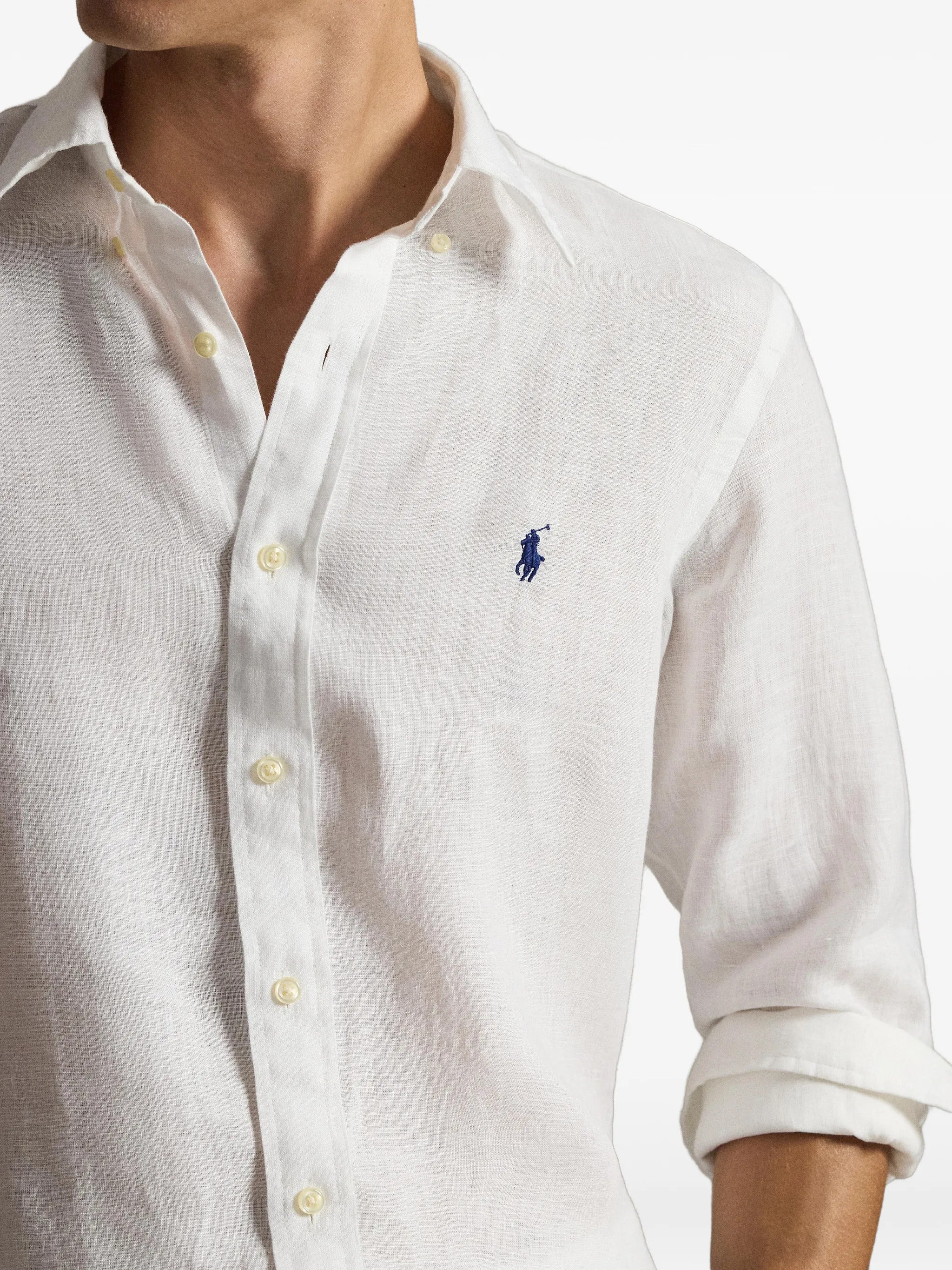 Polo Ralph Lauren Custom-Fit Button-Down Long Sleeve Shirt - Size M - Image 5