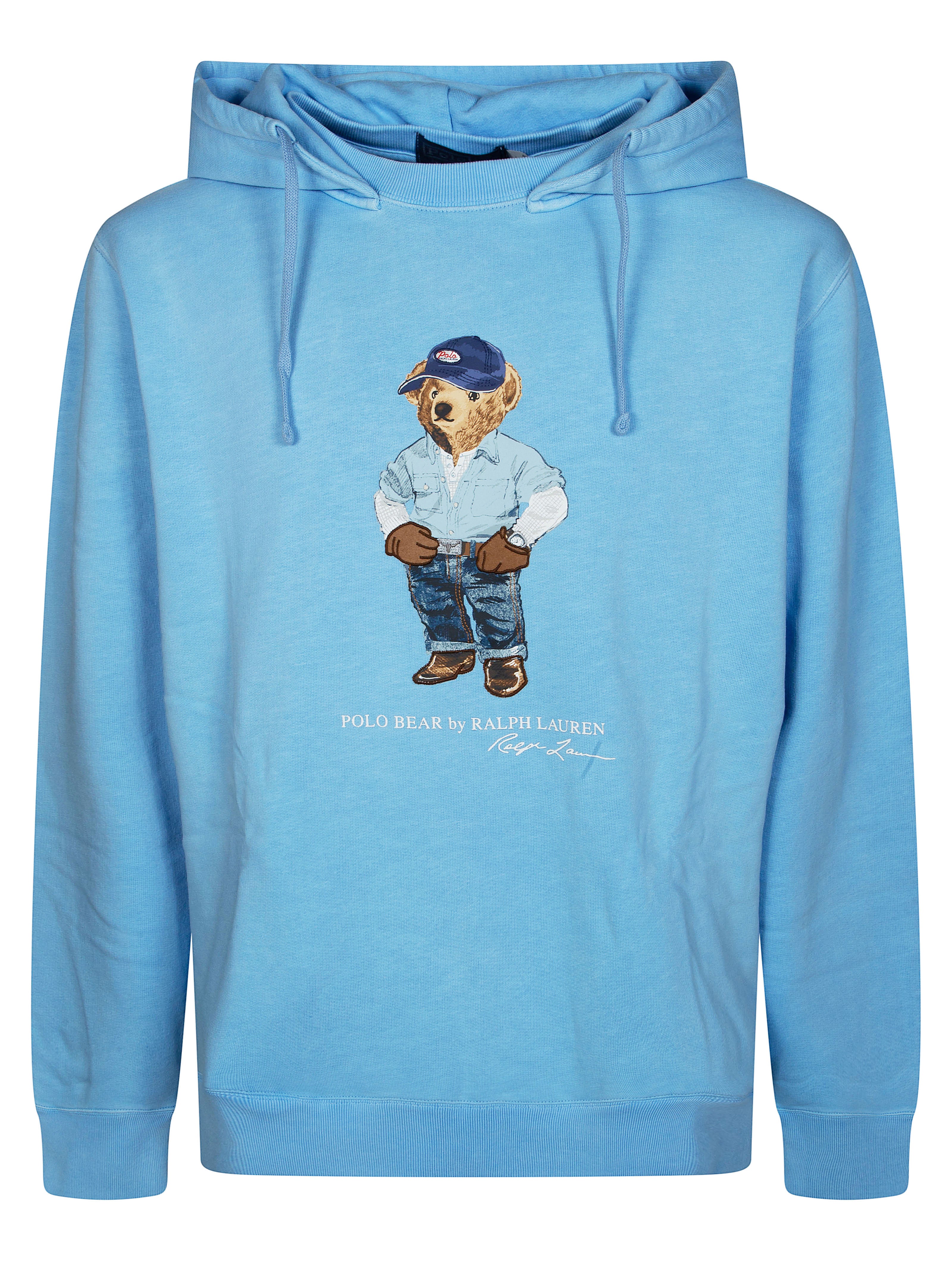 Polo Ralph Lauren Denim Bear Pullover Hoodie