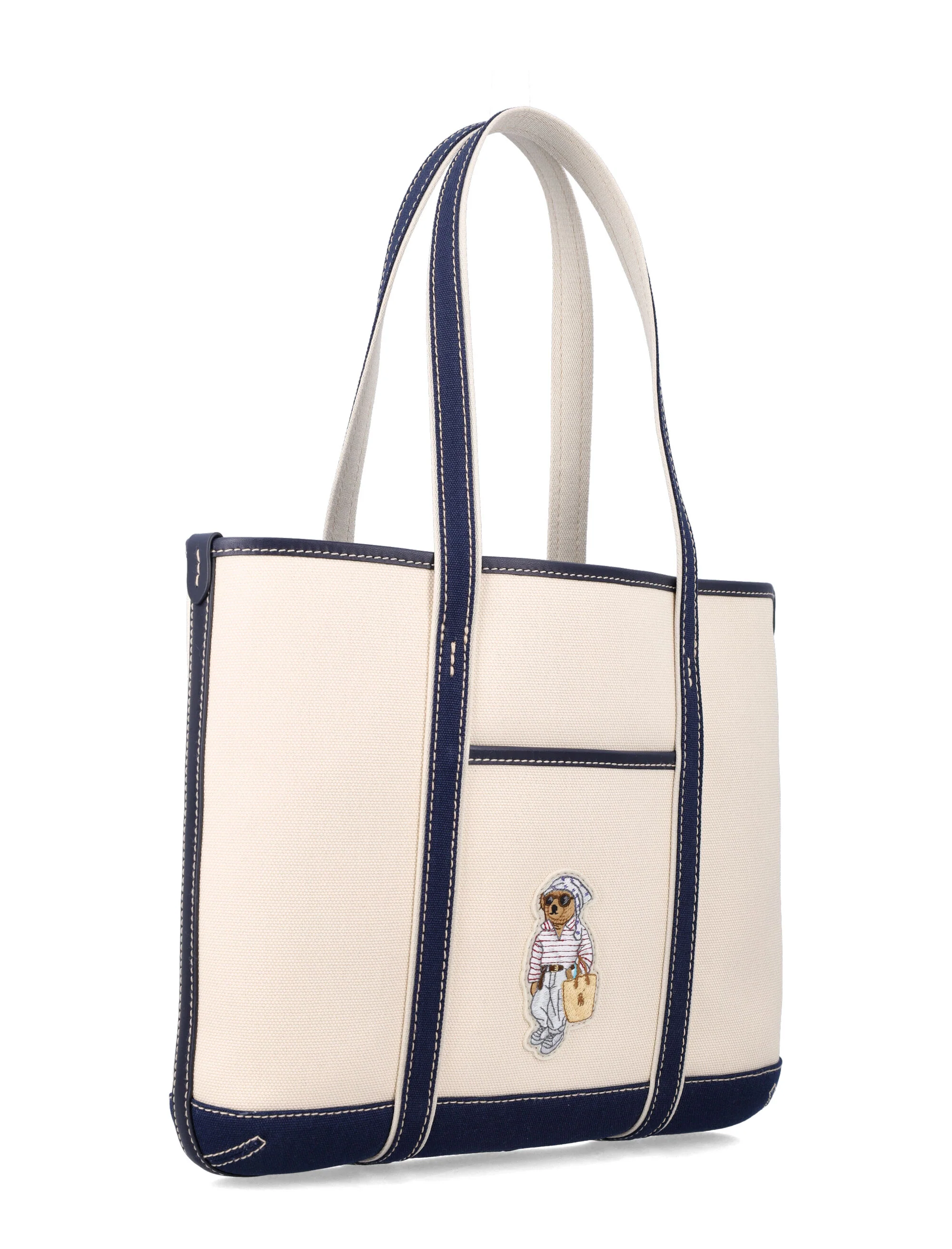 Polo Ralph Lauren Elegant Canvas Tote Handbag - 27 cm x 32 cm - Image 2