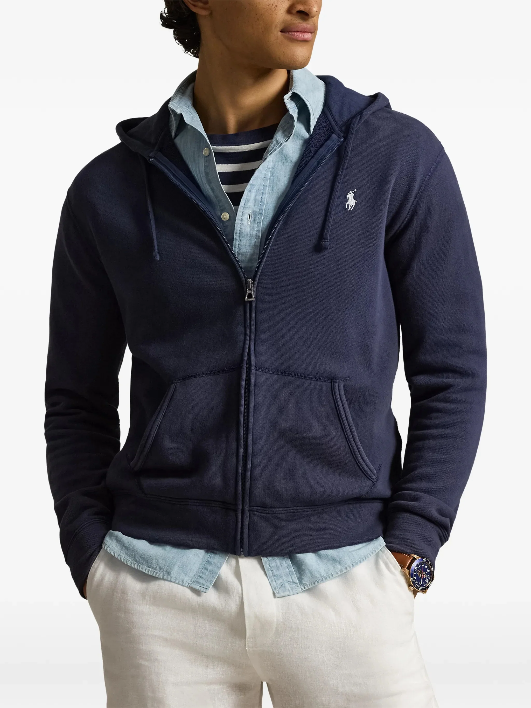 Polo Ralph Lauren Men's Drawstring Hooded Sweater - Size M - Image 3