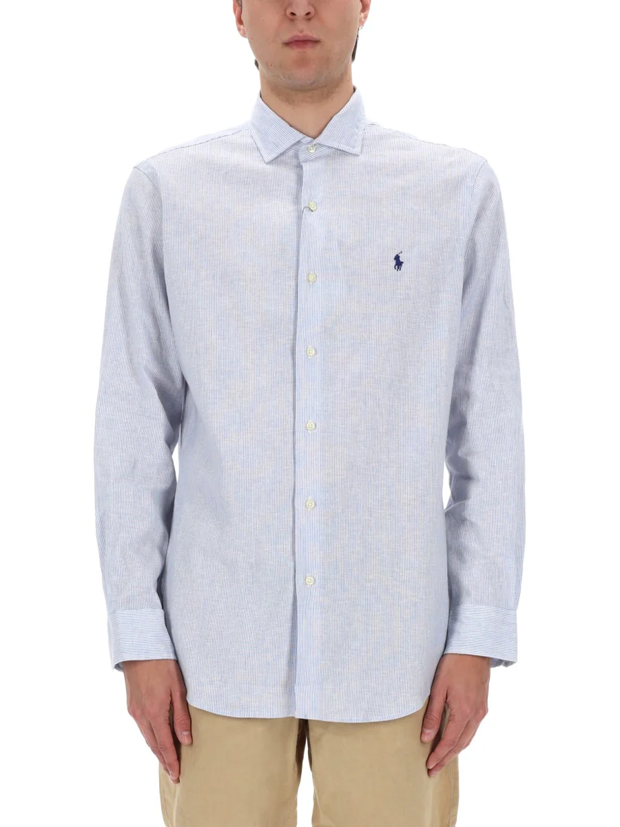 Polo Ralph Lauren Men's Logo Shirt - Size L - Image 4