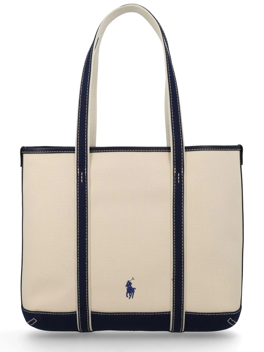 Polo Ralph Lauren Mini Canvas Shoulder Tote Handbag - Image 3