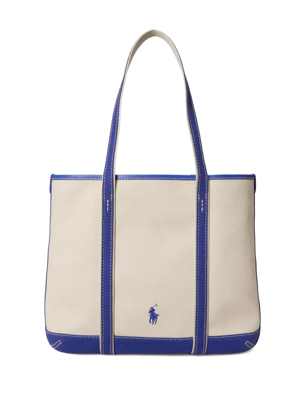 Polo Ralph Lauren Mini Top Handle Bag with Leather Reinforcement - 27.5 cm - Image 2