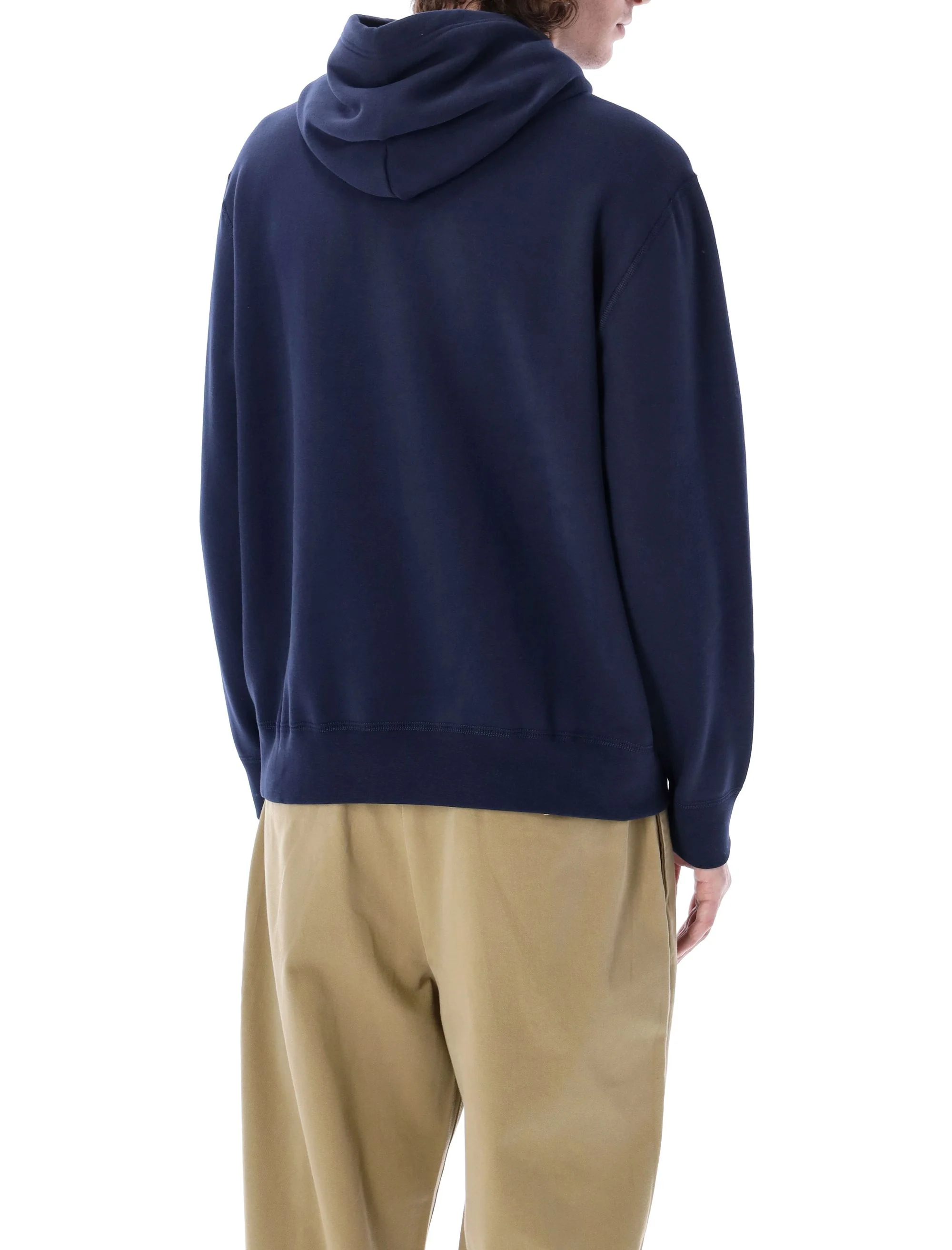 Polo Ralph Lauren Refined Fleece Hoodie with Adjustable Drawstring Hood - Size L - Image 2
