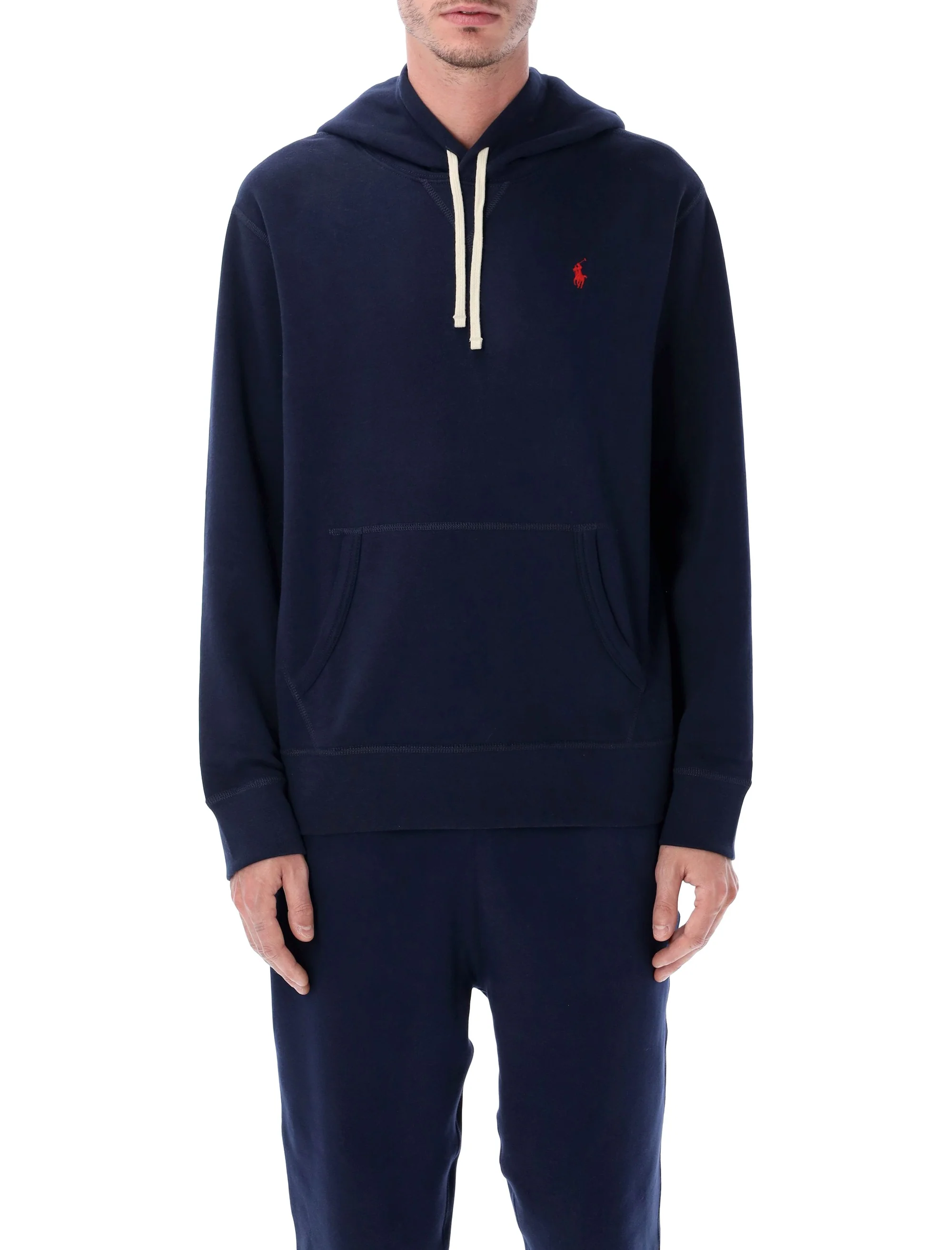 Polo Ralph Lauren Refined Fleece Hoodie with Adjustable Drawstring Hood - Size L - Image 4