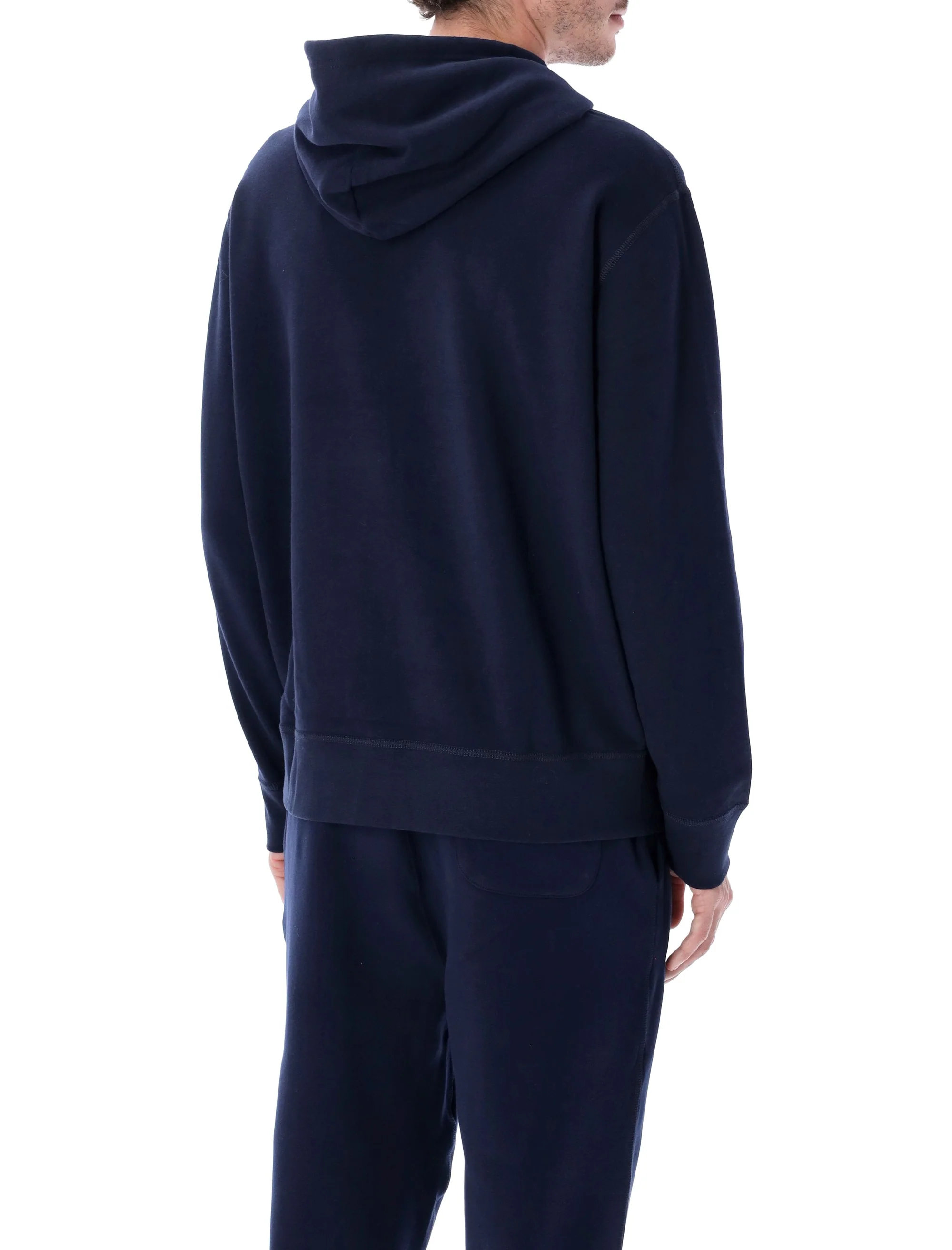 Polo Ralph Lauren Refined Fleece Hoodie with Adjustable Drawstring Hood - Size L - Image 5