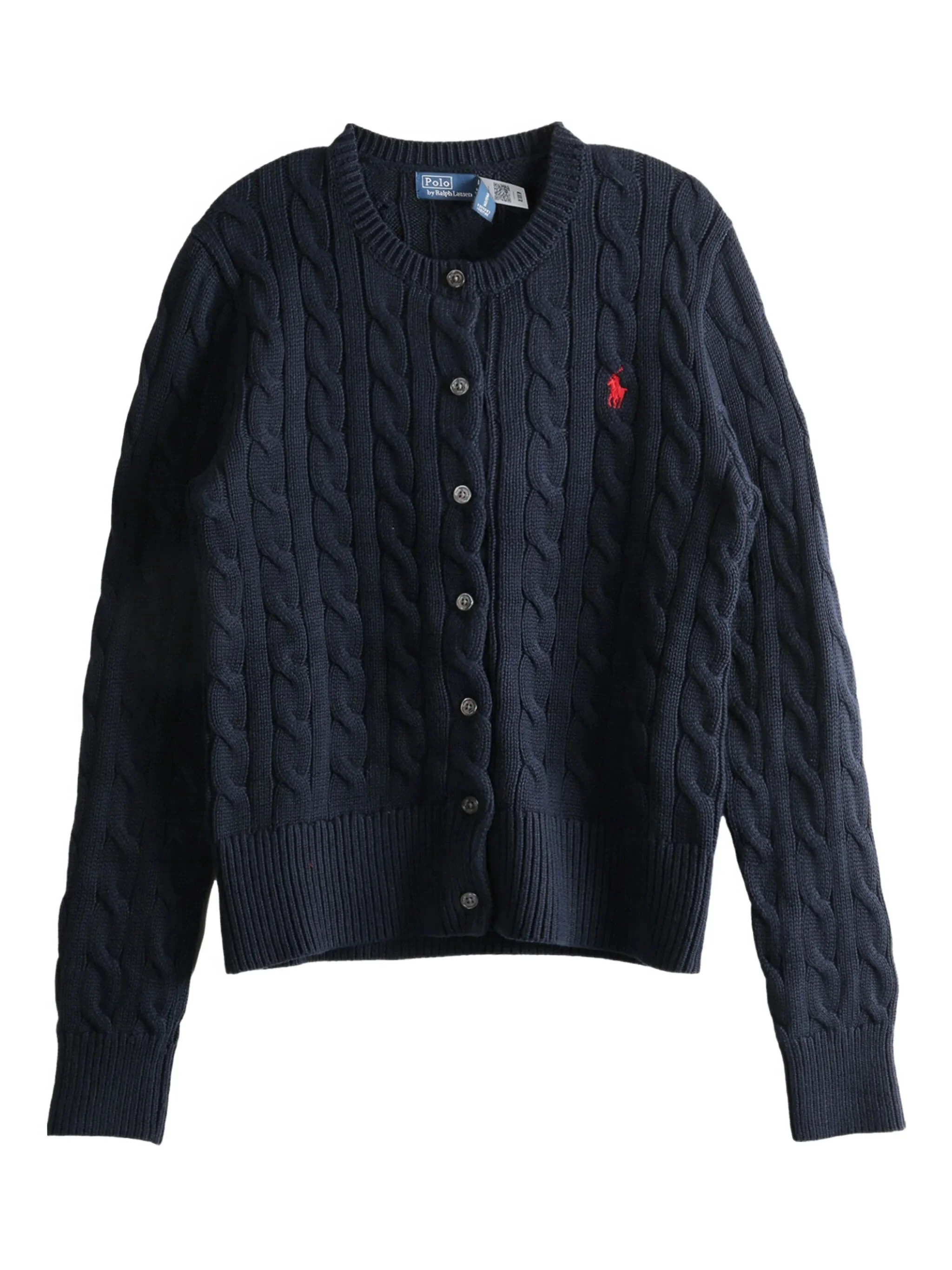 Polo Ralph Lauren Ribbed Button-Down Sweater with Exclusive Embroidery - Size S