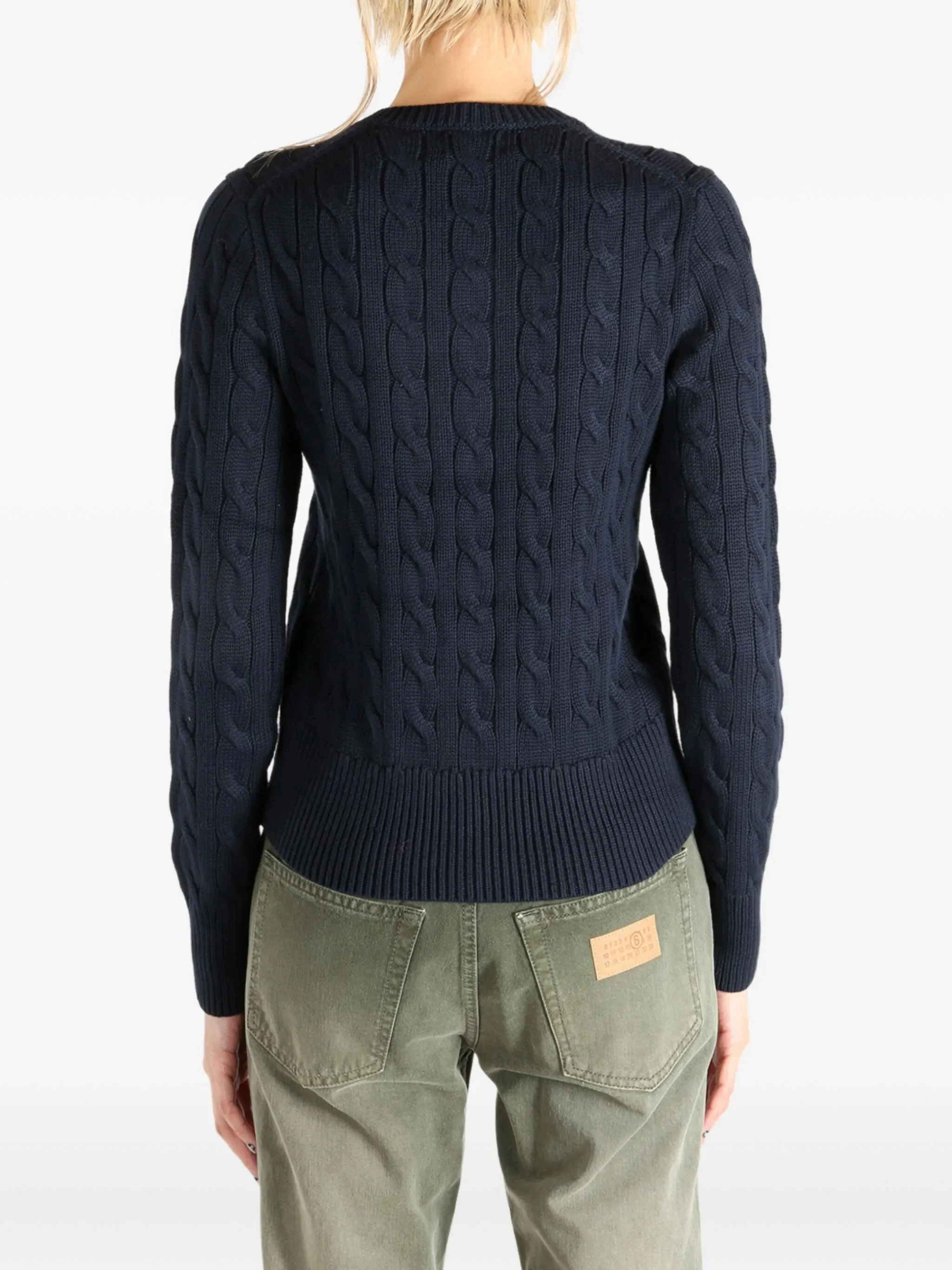 Polo Ralph Lauren Ribbed Button-Down Sweater with Exclusive Embroidery - Size S - Image 4
