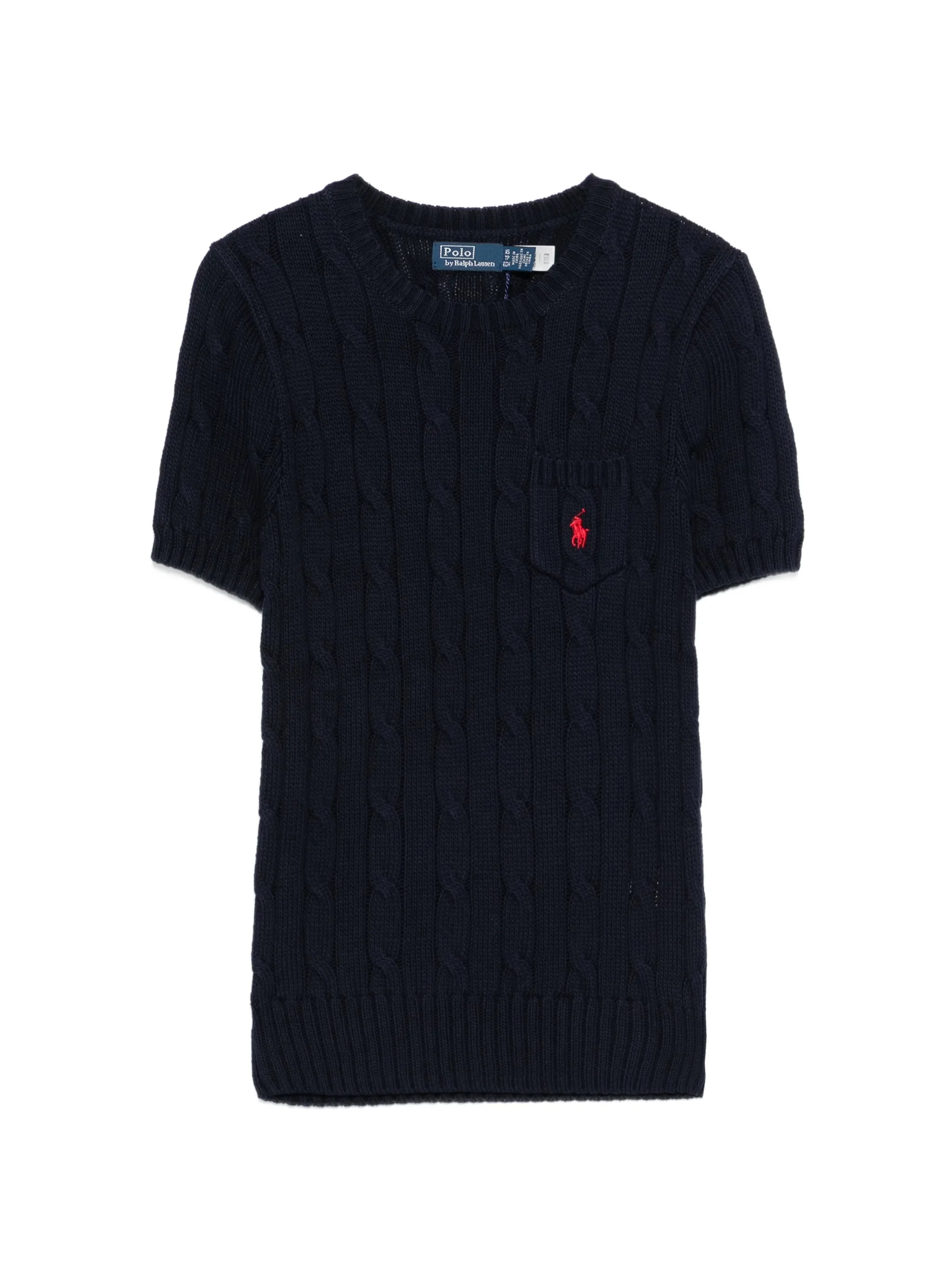 Polo Ralph Lauren Short Sleeve Ribbed Cuff Top in Size S