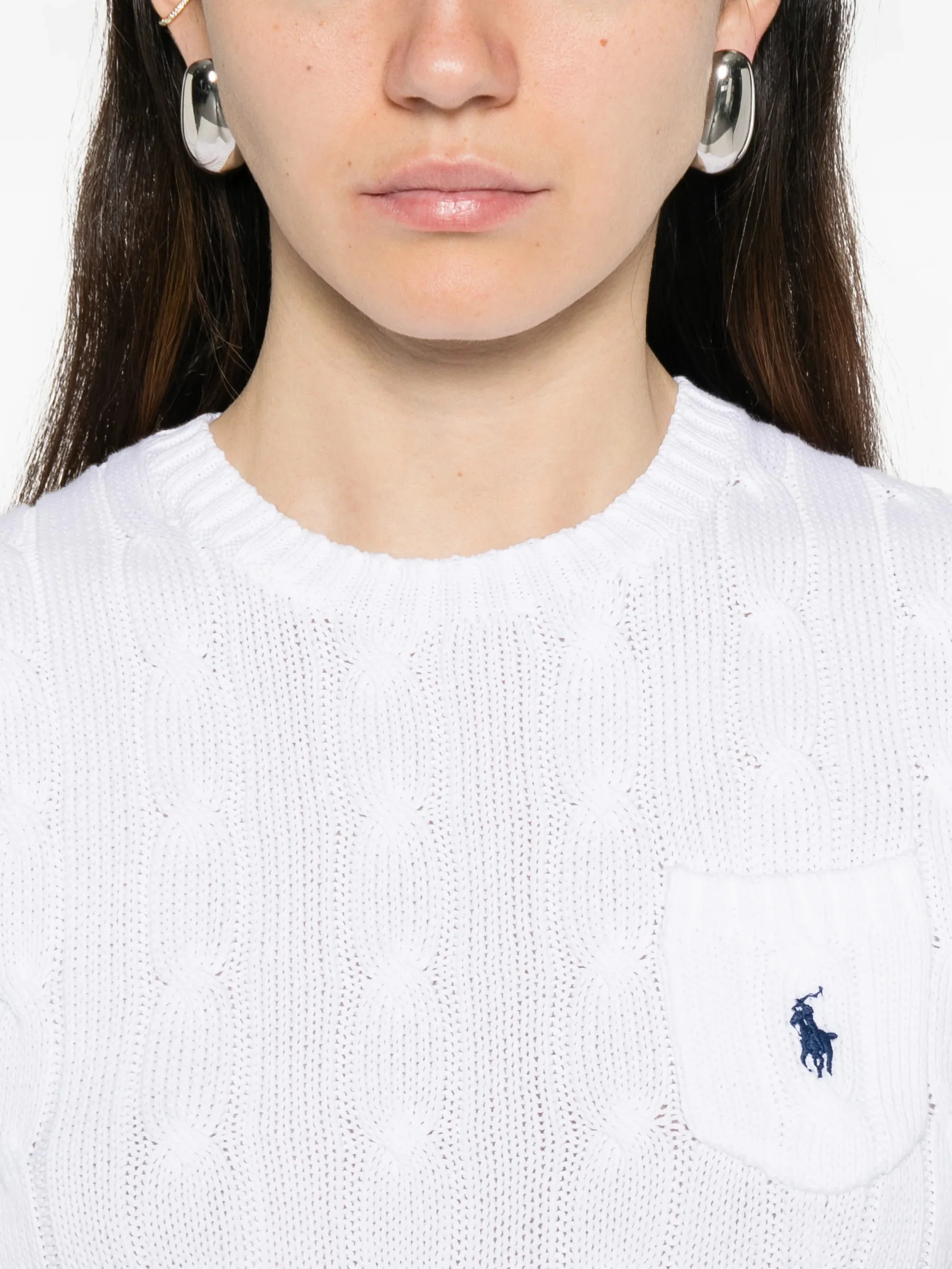 Polo Ralph Lauren Short Sleeve Ribbed Cuff Top with Patch Pocket - Size S - Image 5
