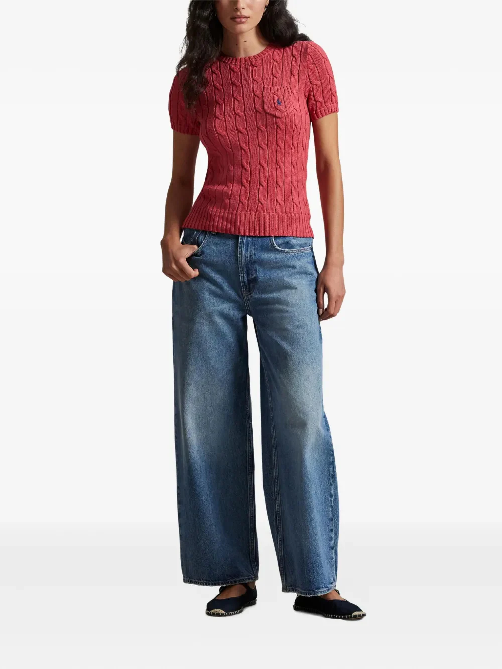 Polo Ralph Lauren Slim Fit Classic Short Sleeve Top - Image 2