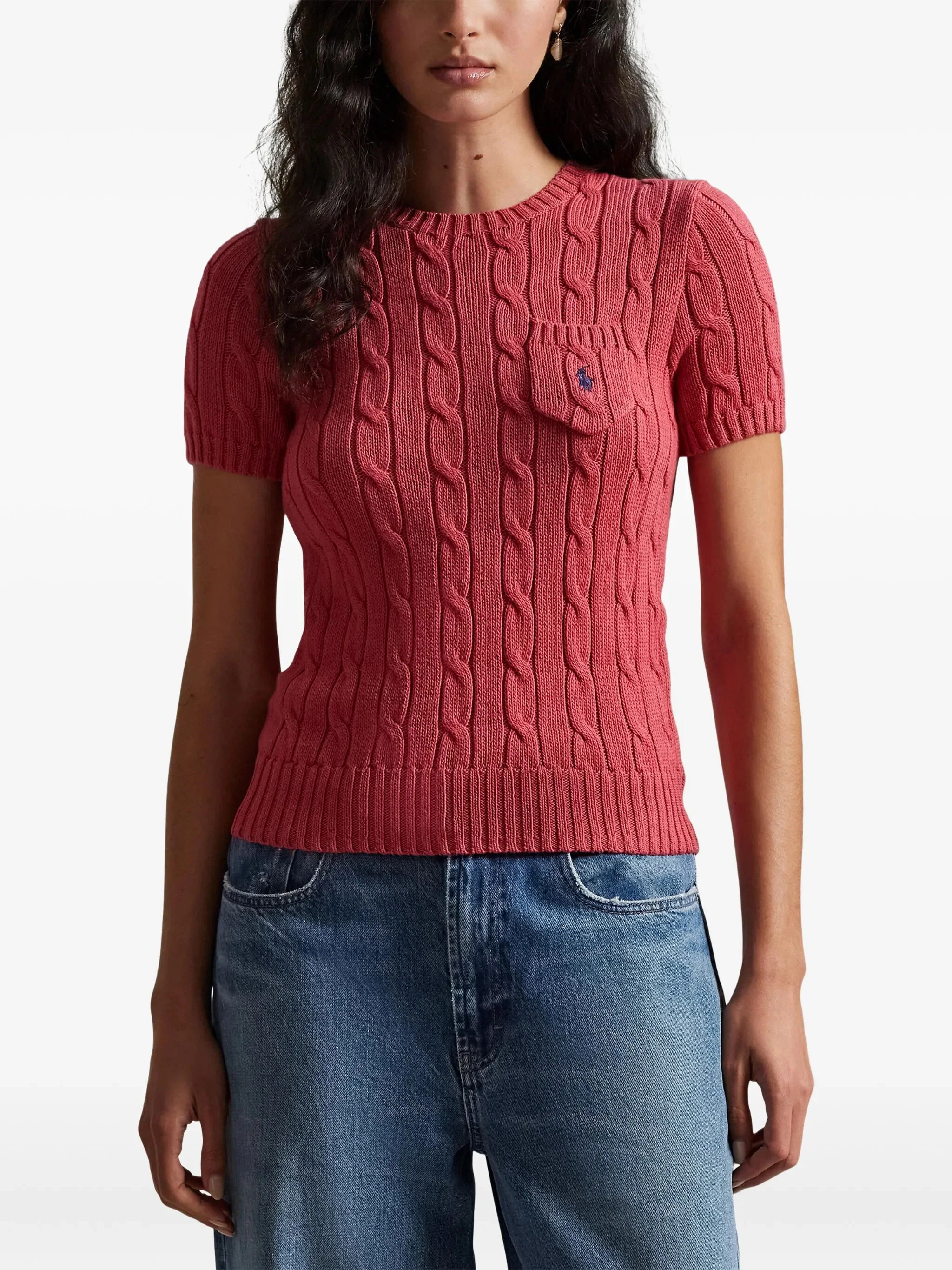 Polo Ralph Lauren Slim Fit Classic Short Sleeve Top - Image 3