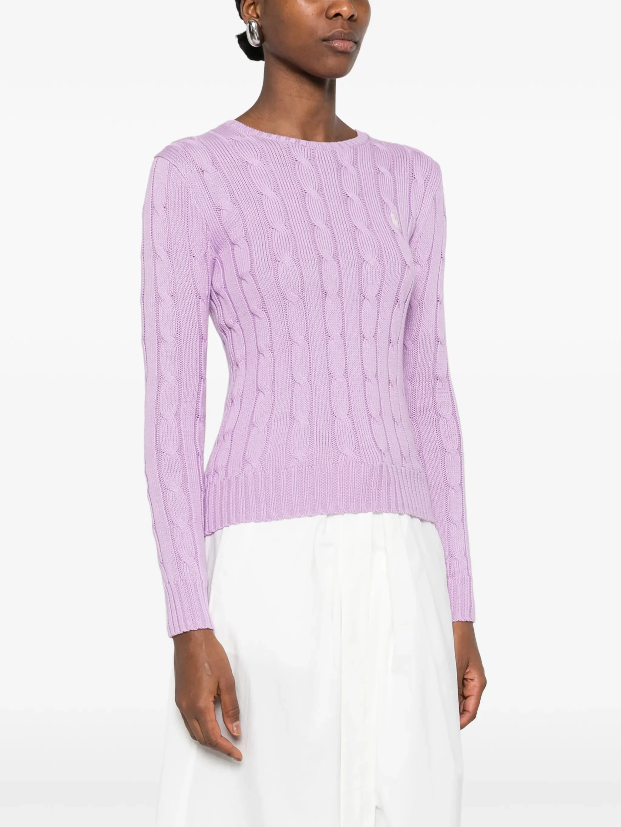 Polo Ralph Lauren Slim Fit Hip-Length Ribbed Neck Sweater - Size S - Image 3