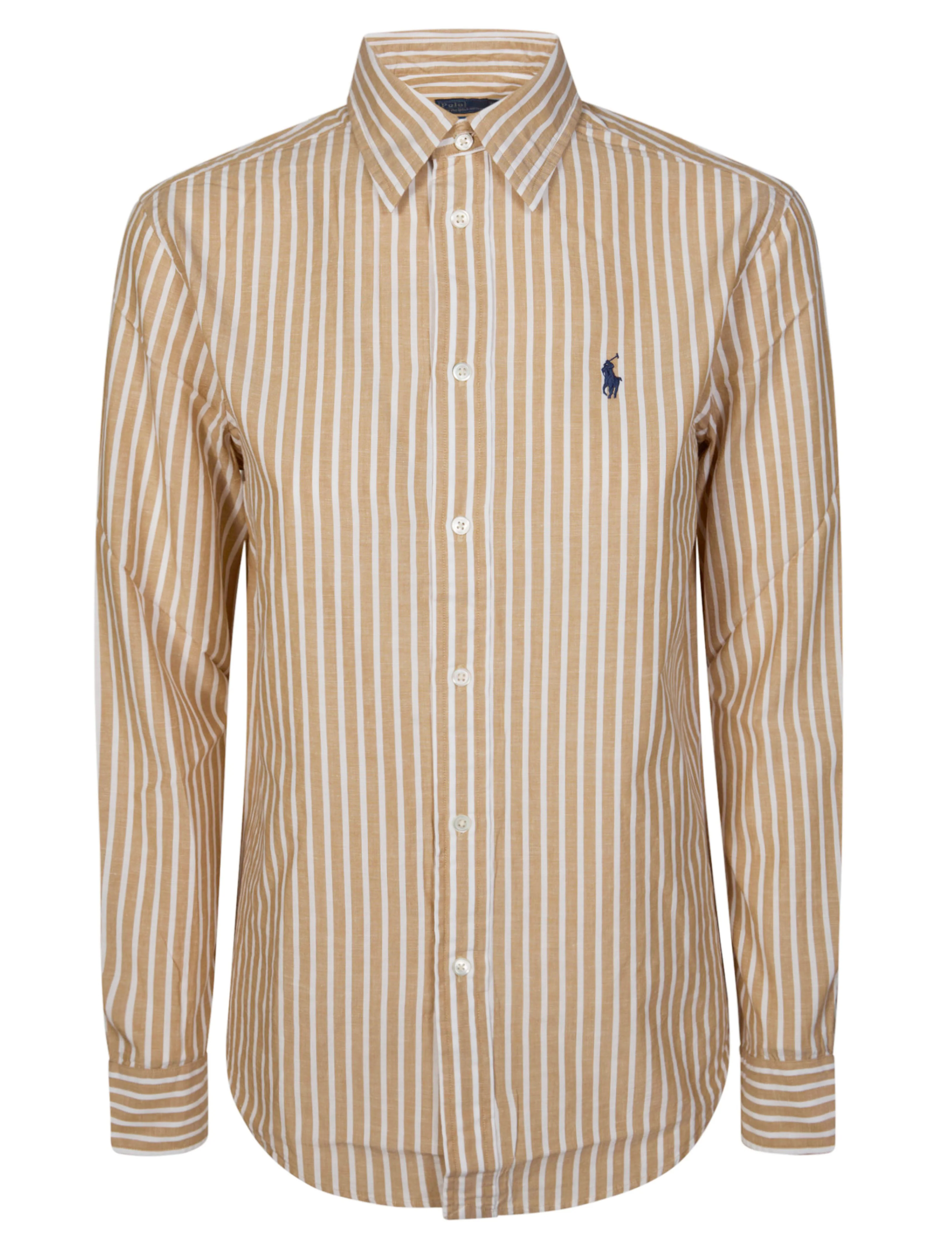 Polo Ralph Lauren Striped Cotton and Linen Shirt for Women