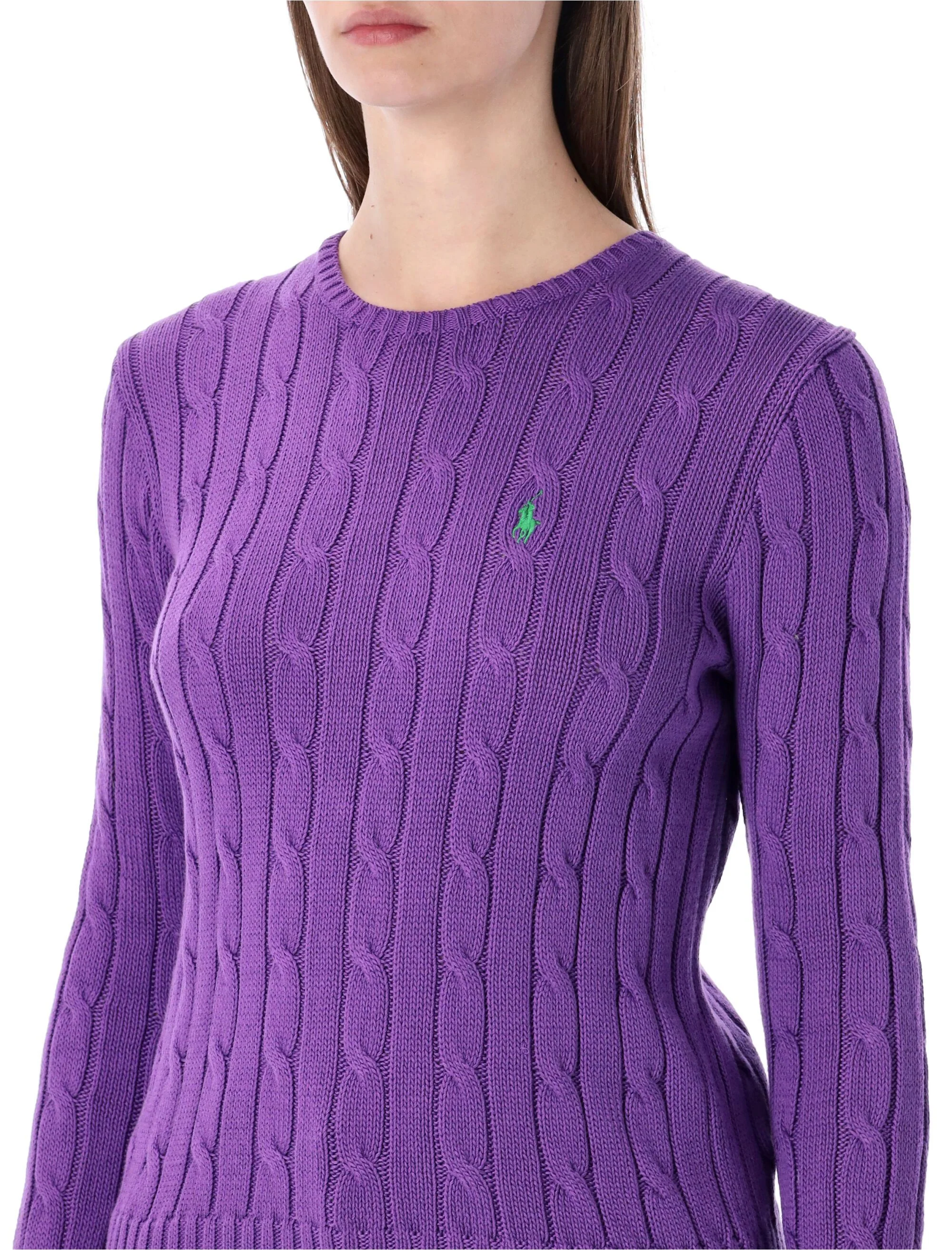 Polo Ralph Lauren The Julianna Slim Fit Cable-Knit Sweater - Image 3