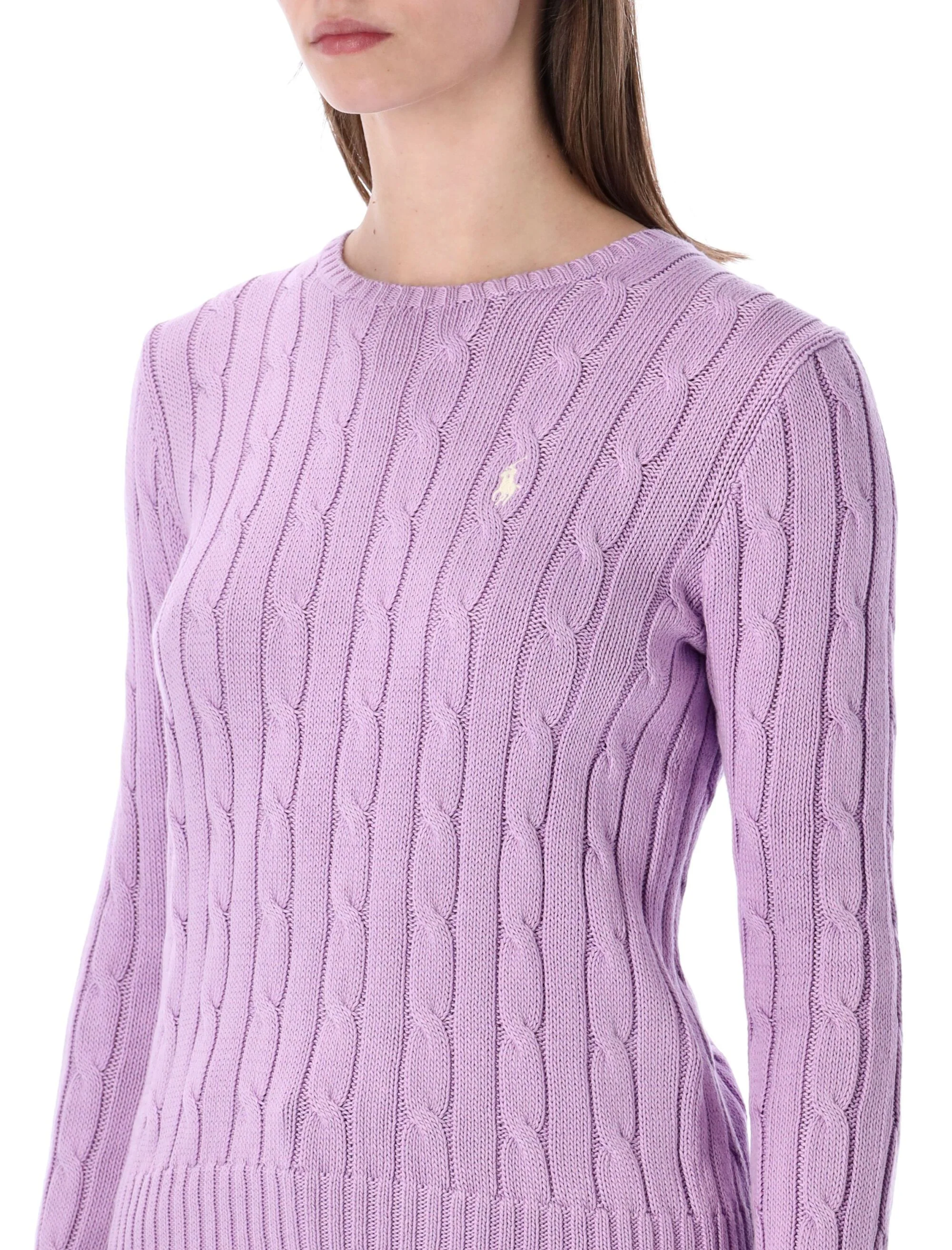 Polo Ralph Lauren The Julianna Slim Fit Cable-Knit Sweater - Size S - Image 3
