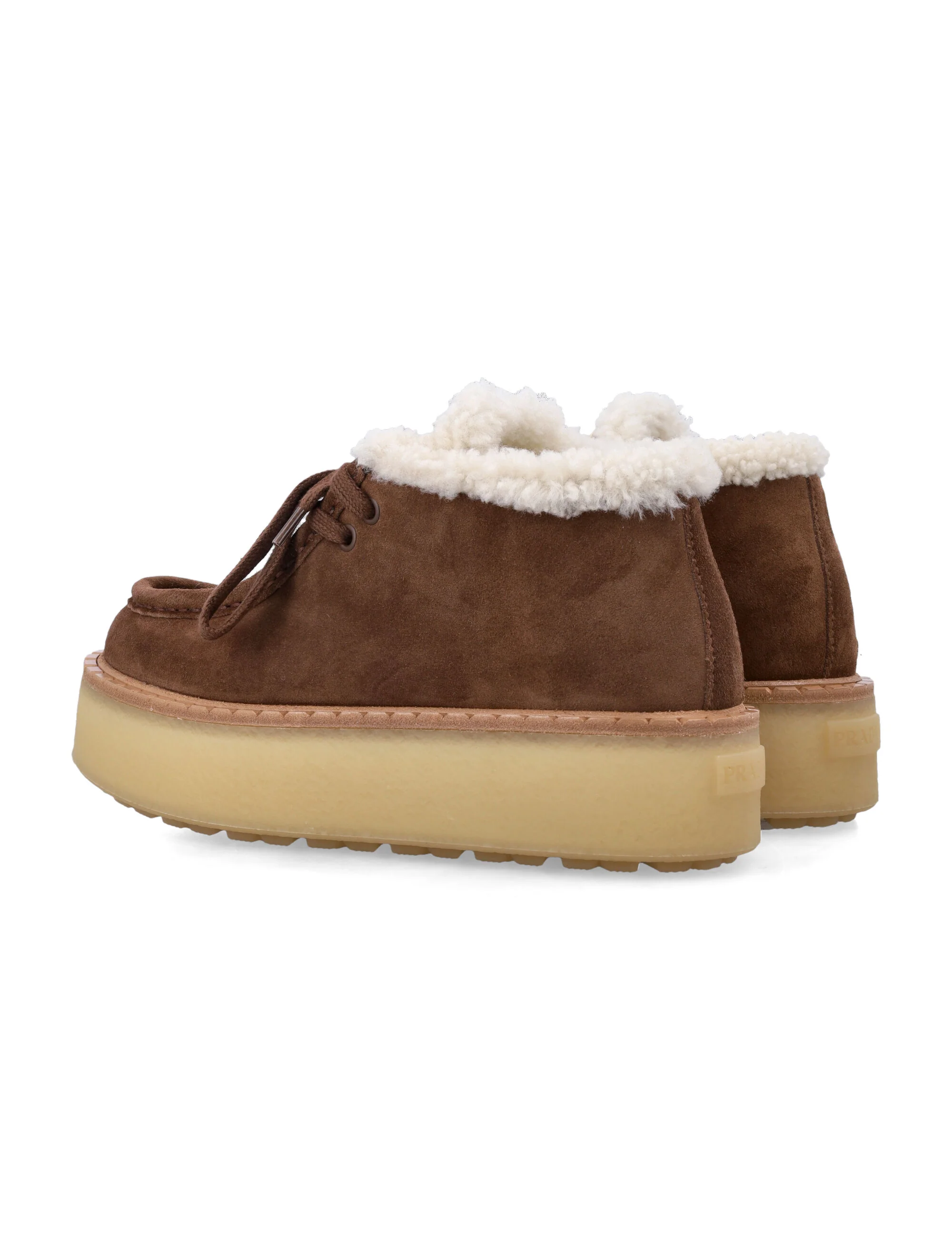 Prada Chukka Boots with Bold Rubber Sole - 5 cm Height - Image 3