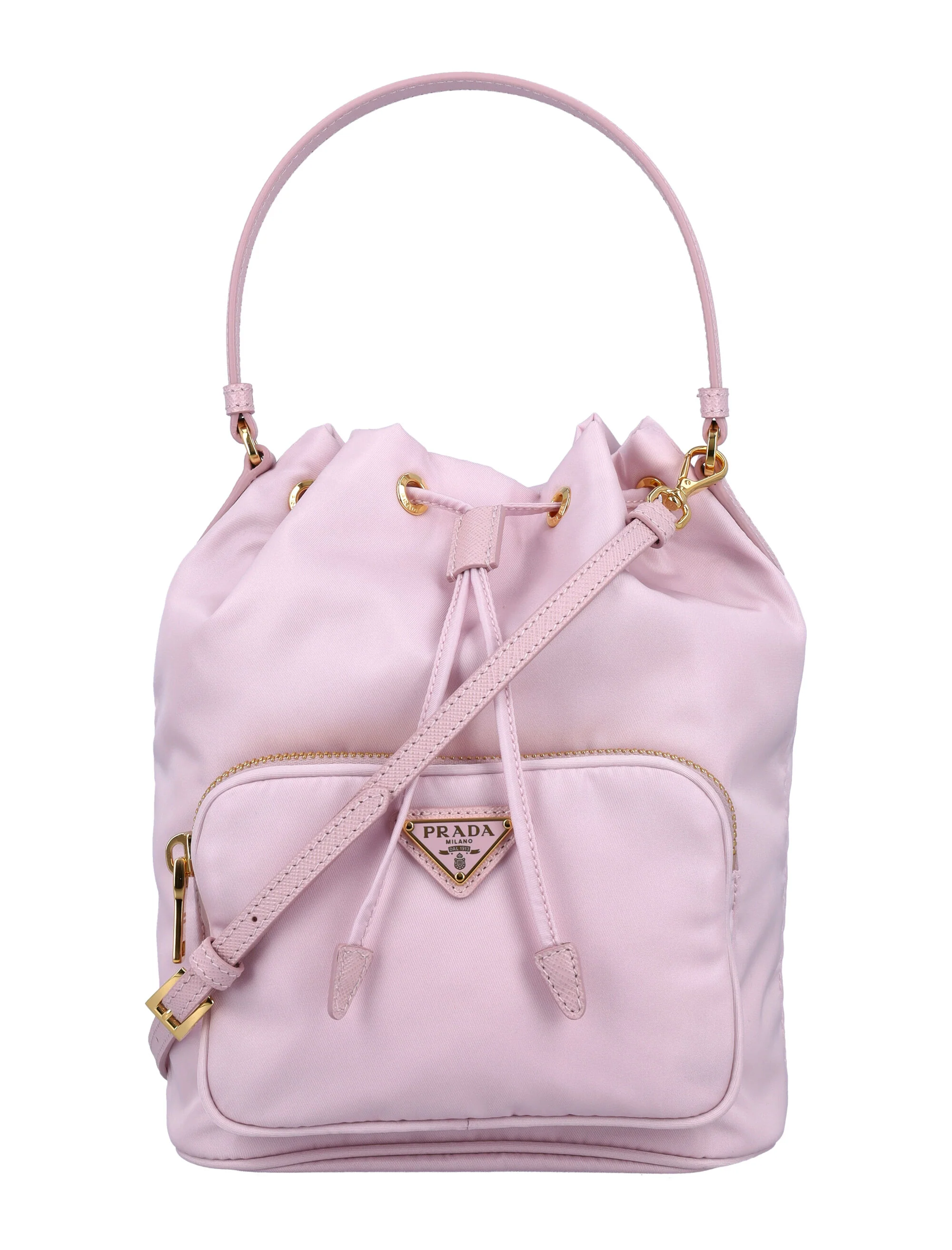 Prada Duet Re-Nylon Bucket Bag