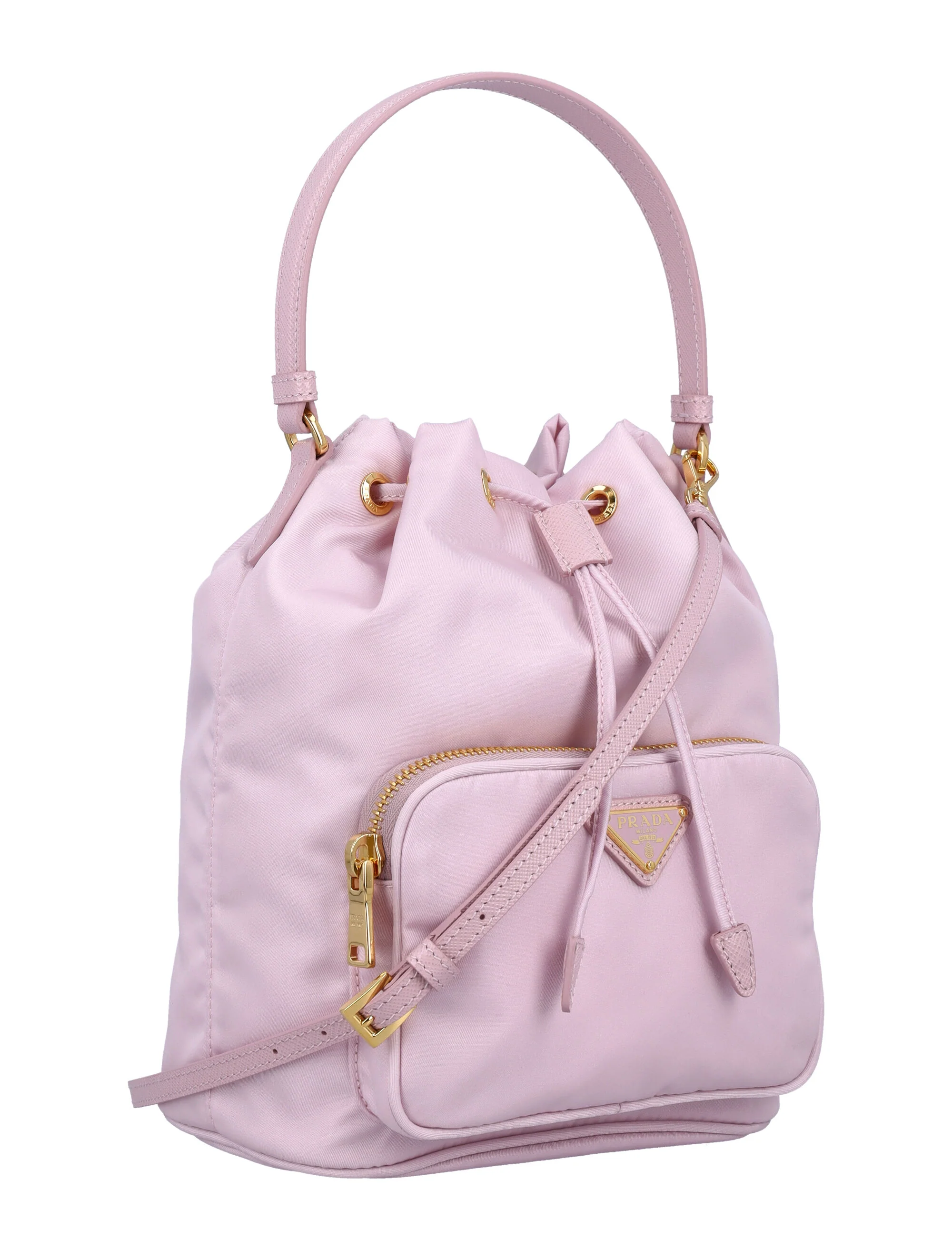Prada Duet Re-Nylon Bucket Bag - Image 2