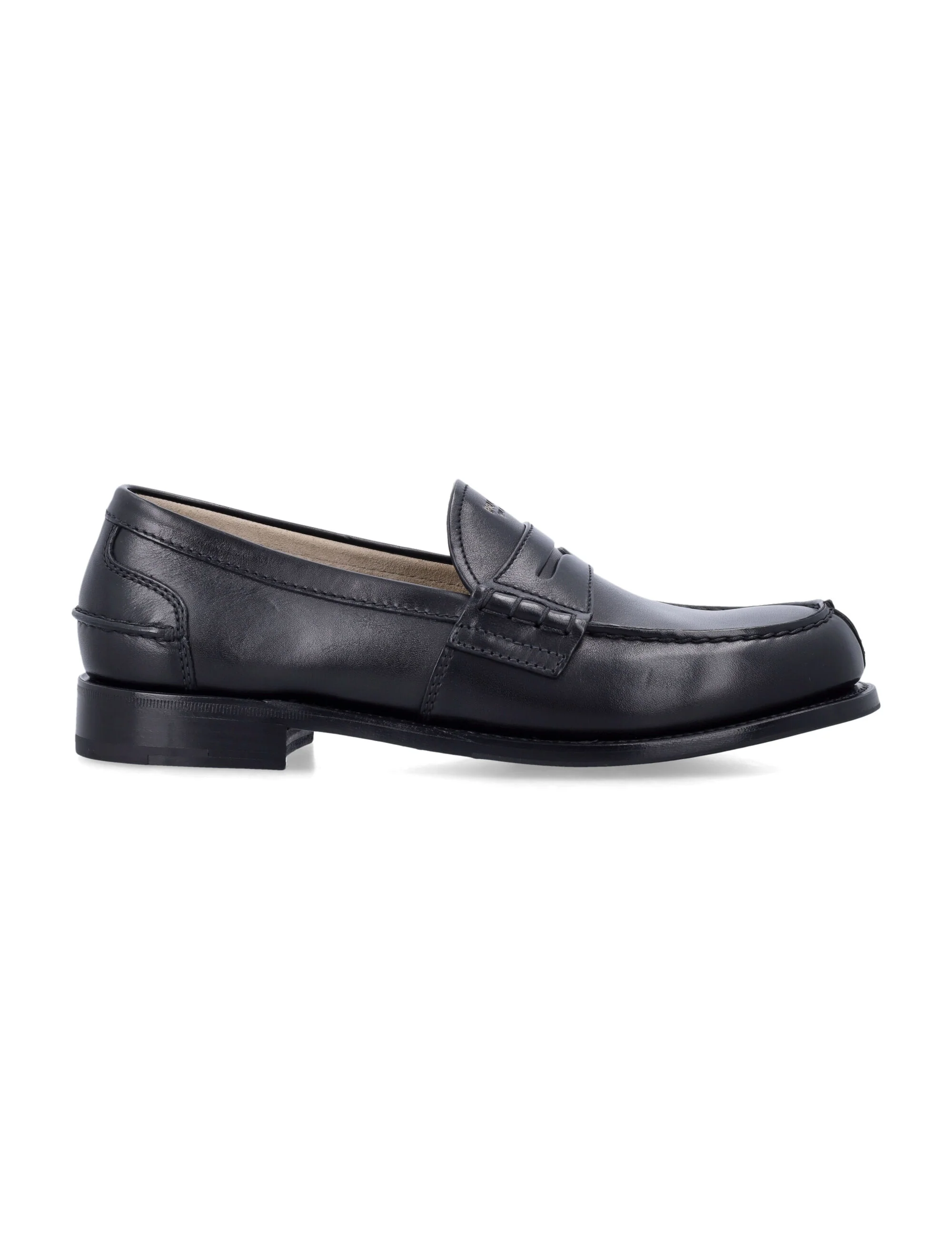 Prada Elegant Leather Loafers
