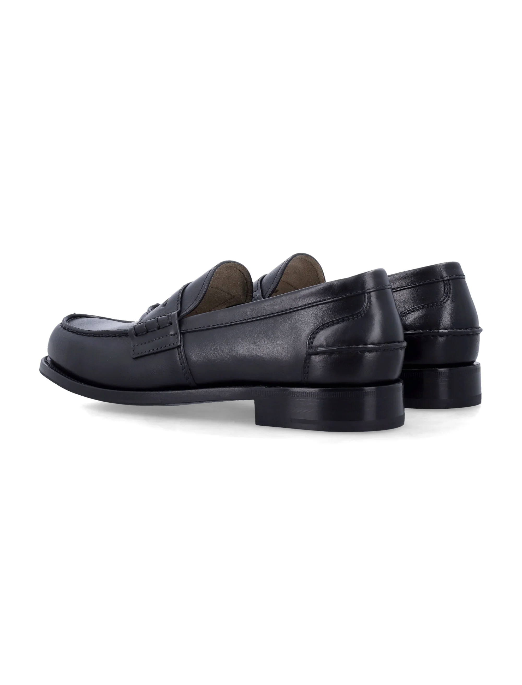 Prada Elegant Leather Loafers - Image 3