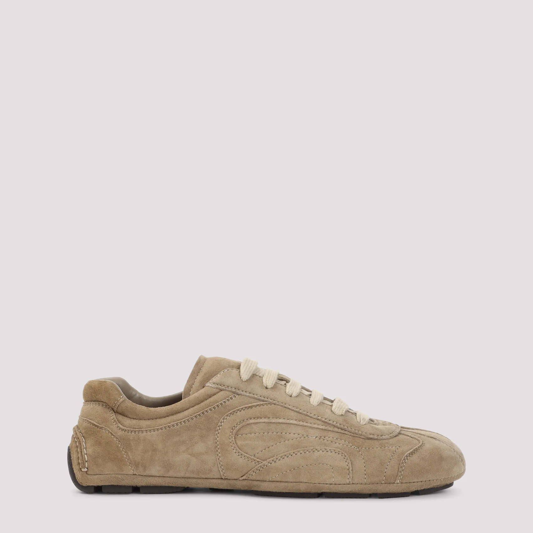 Prada Luxury Suede Sneakers in Classic Design