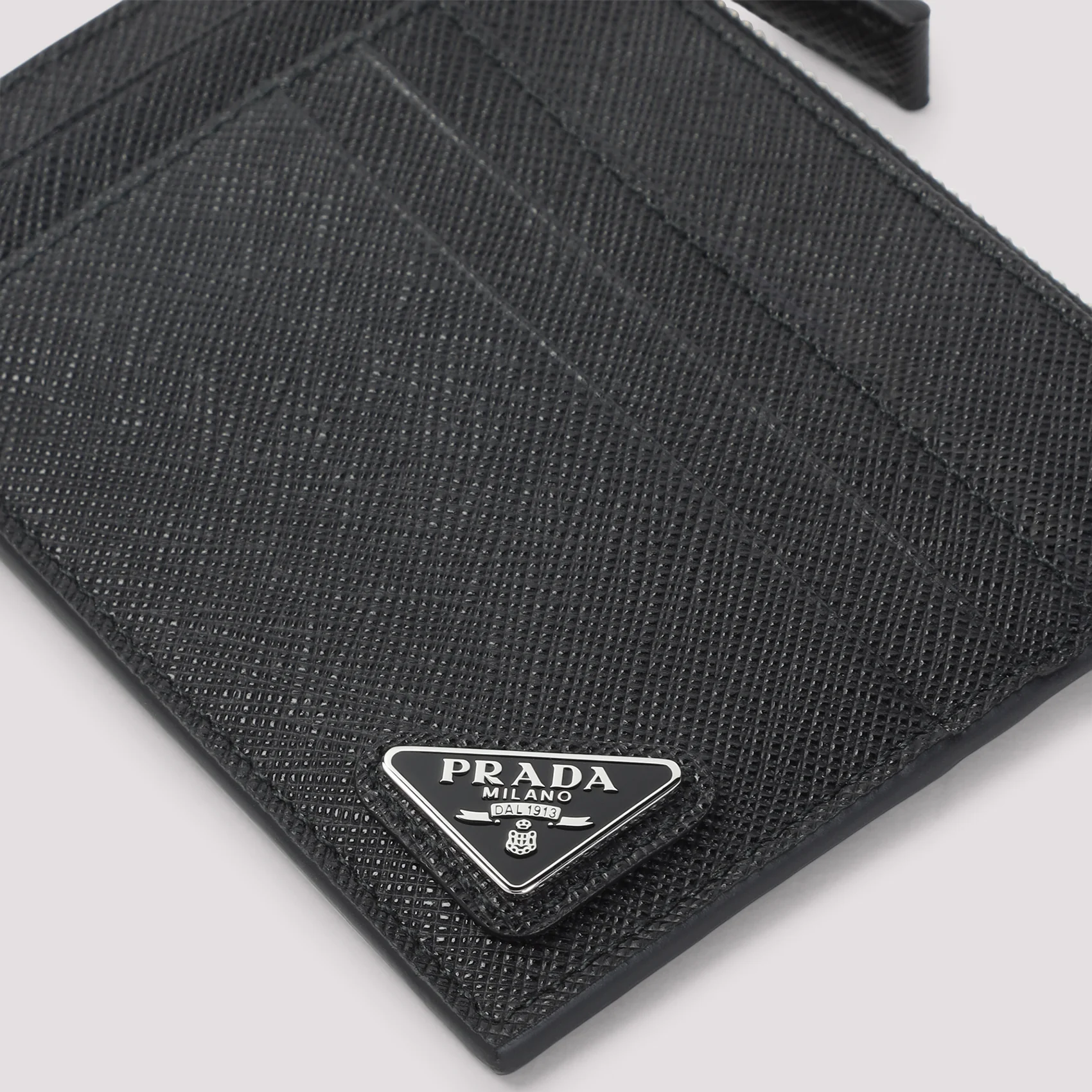 Prada Mini Leather Credit Card Case - 12cm x 9cm - Image 5