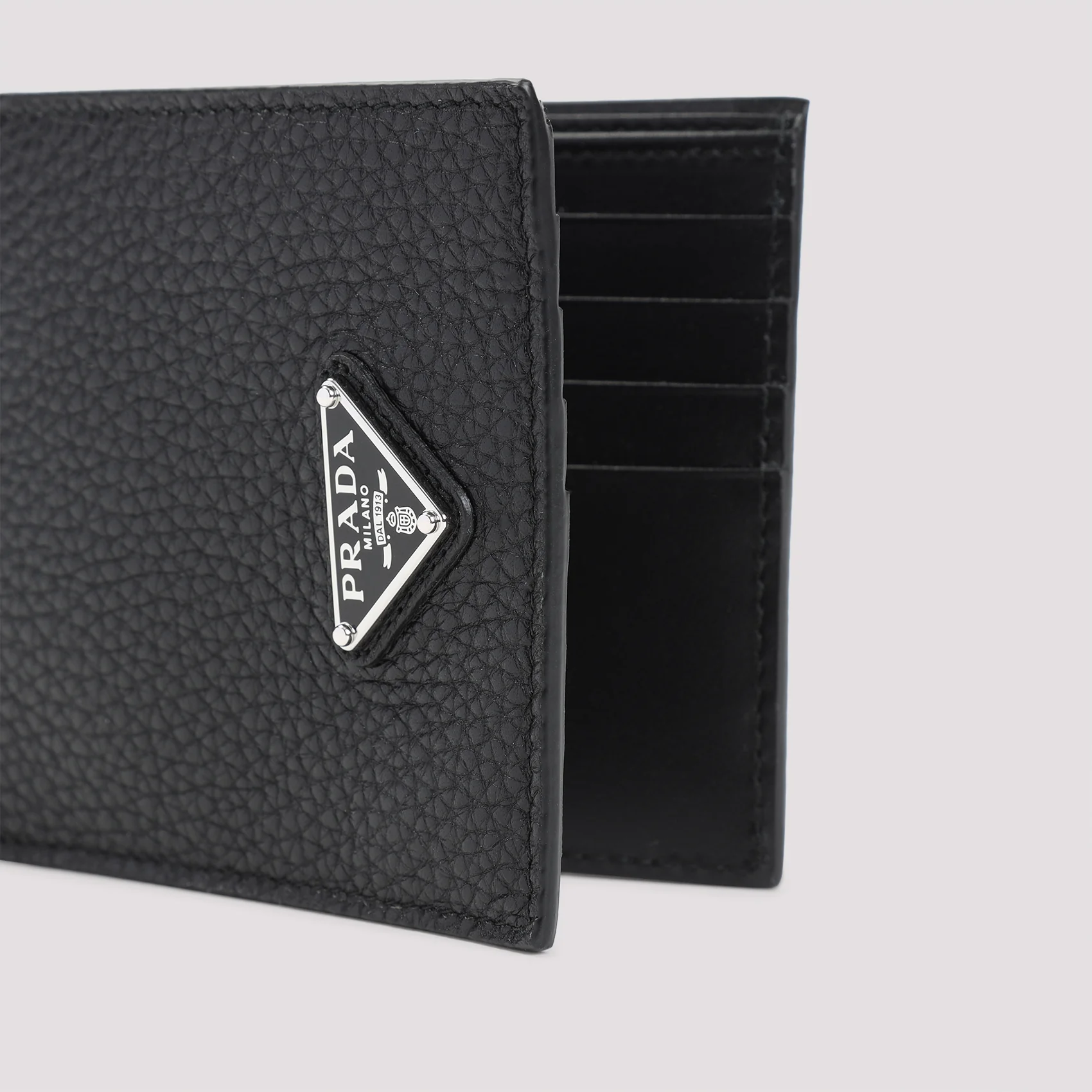 Prada Mini Leather Wallet - 11cm x 9.5cm x 1.5cm - Image 6
