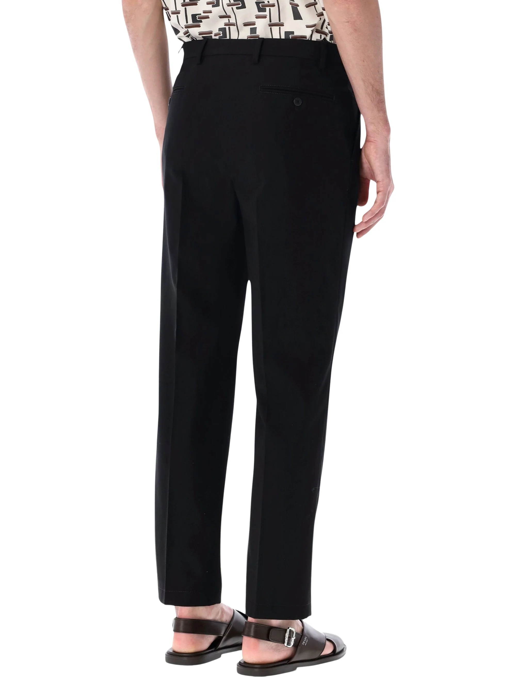 Prada Modern Slim Fit Tailored Trousers Size 48 - Image 2