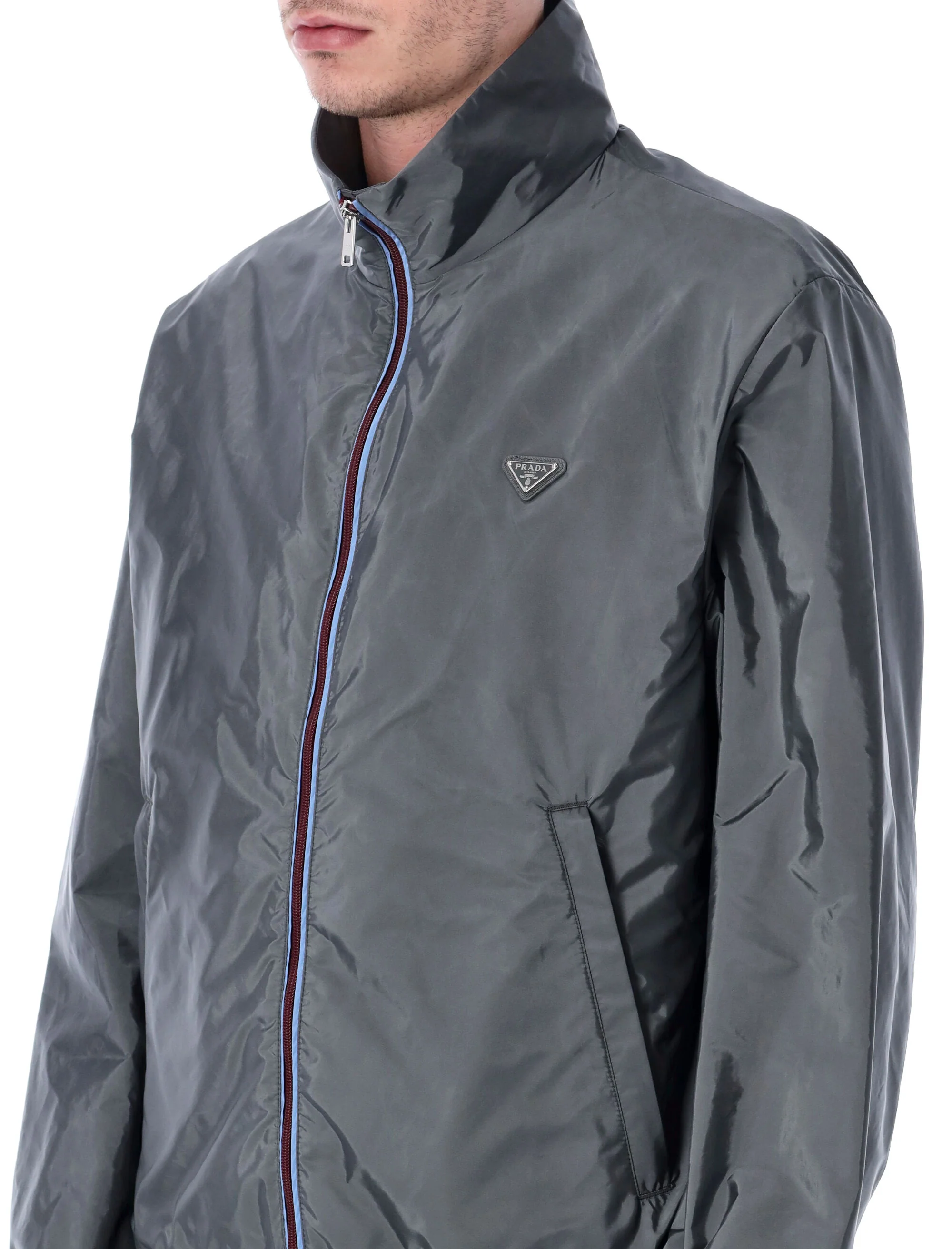 Prada Re-Nylon Bomber Jacket - Image 3