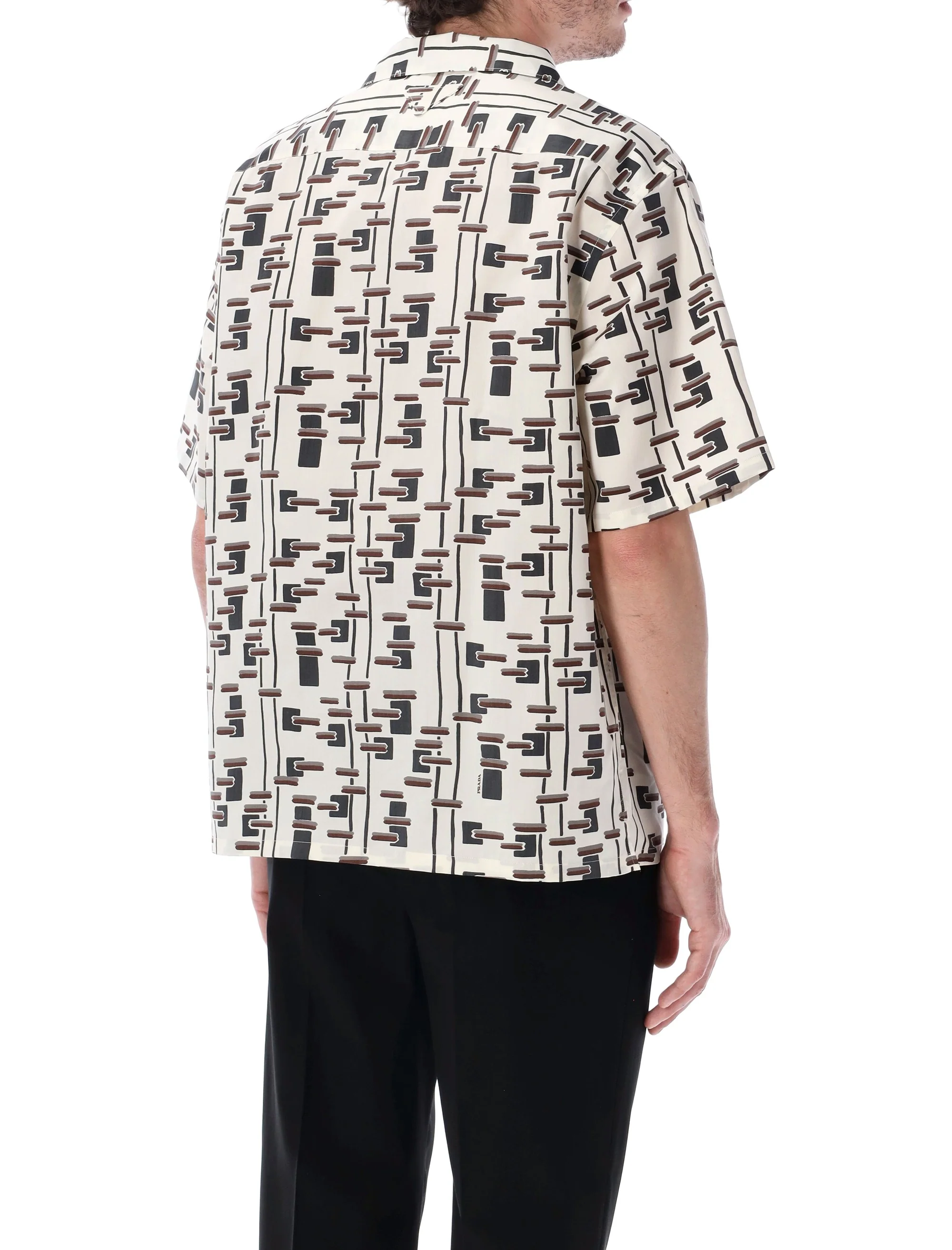 Prada Refined Bowling Shirt - Box Fit, Size L - Image 2