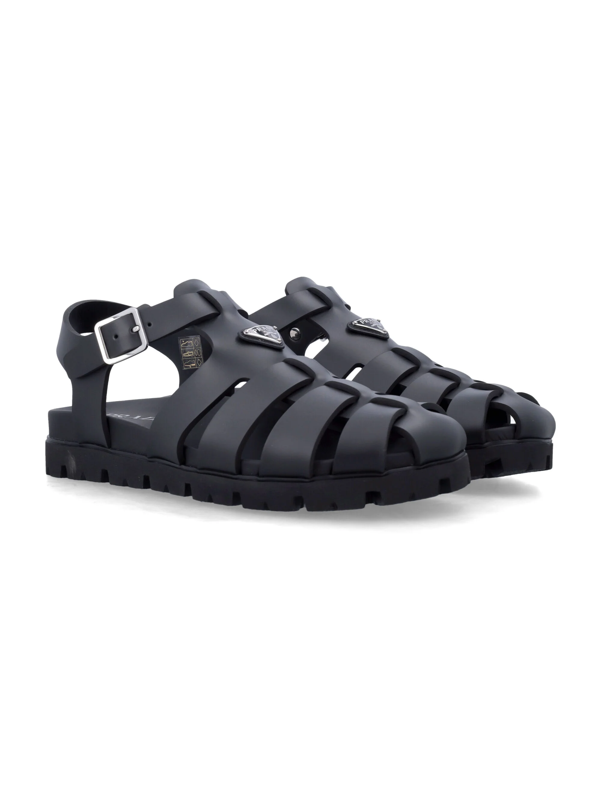 Prada Rubber Fisherman Sandals - Image 2