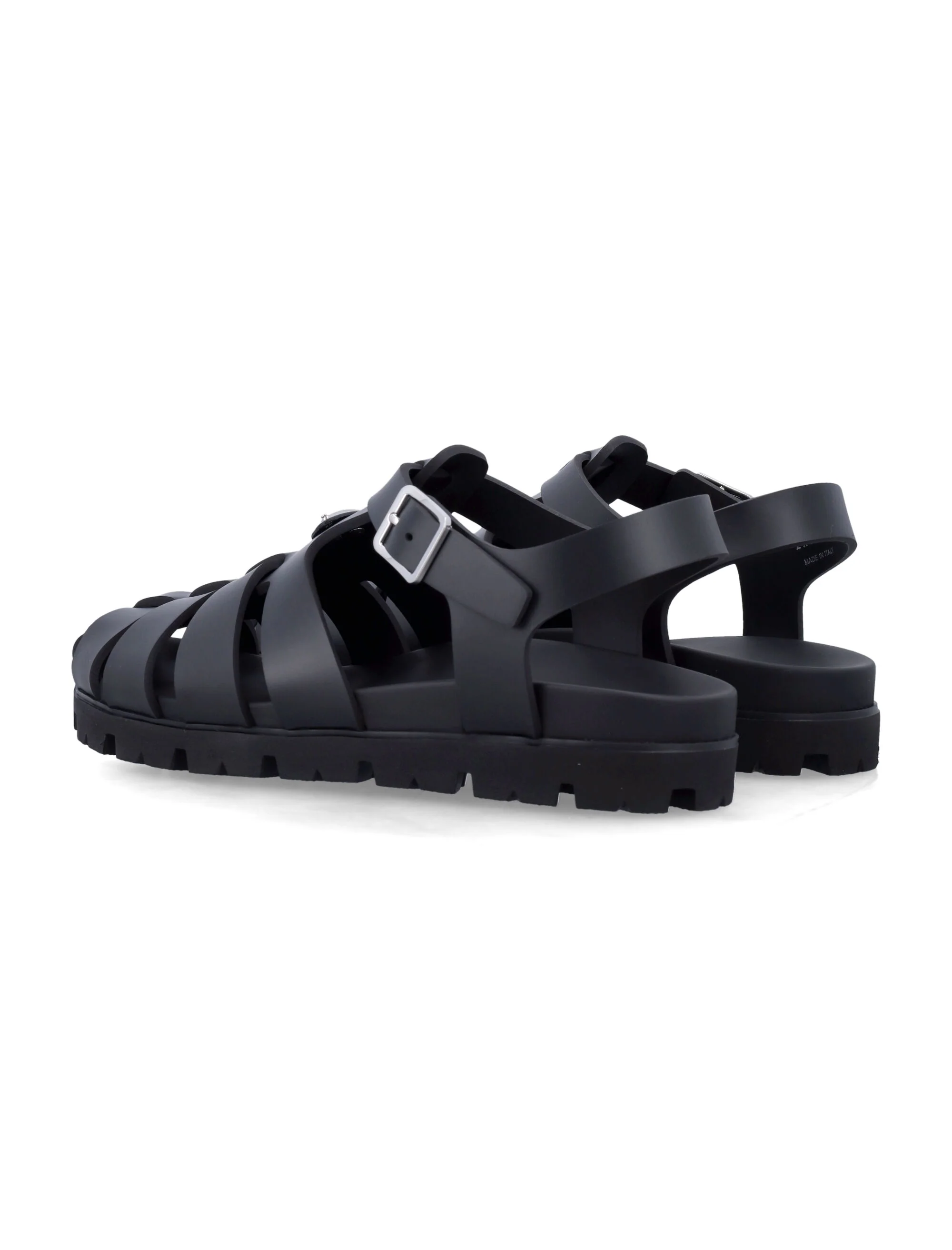 Prada Rubber Fisherman Sandals - Image 3