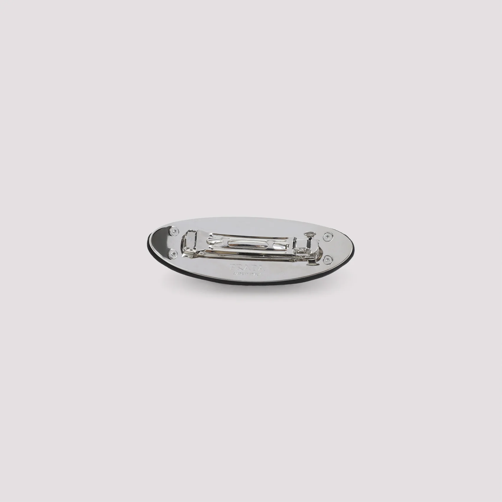 PRADA Satin and Crystal Hair Clip - Image 4