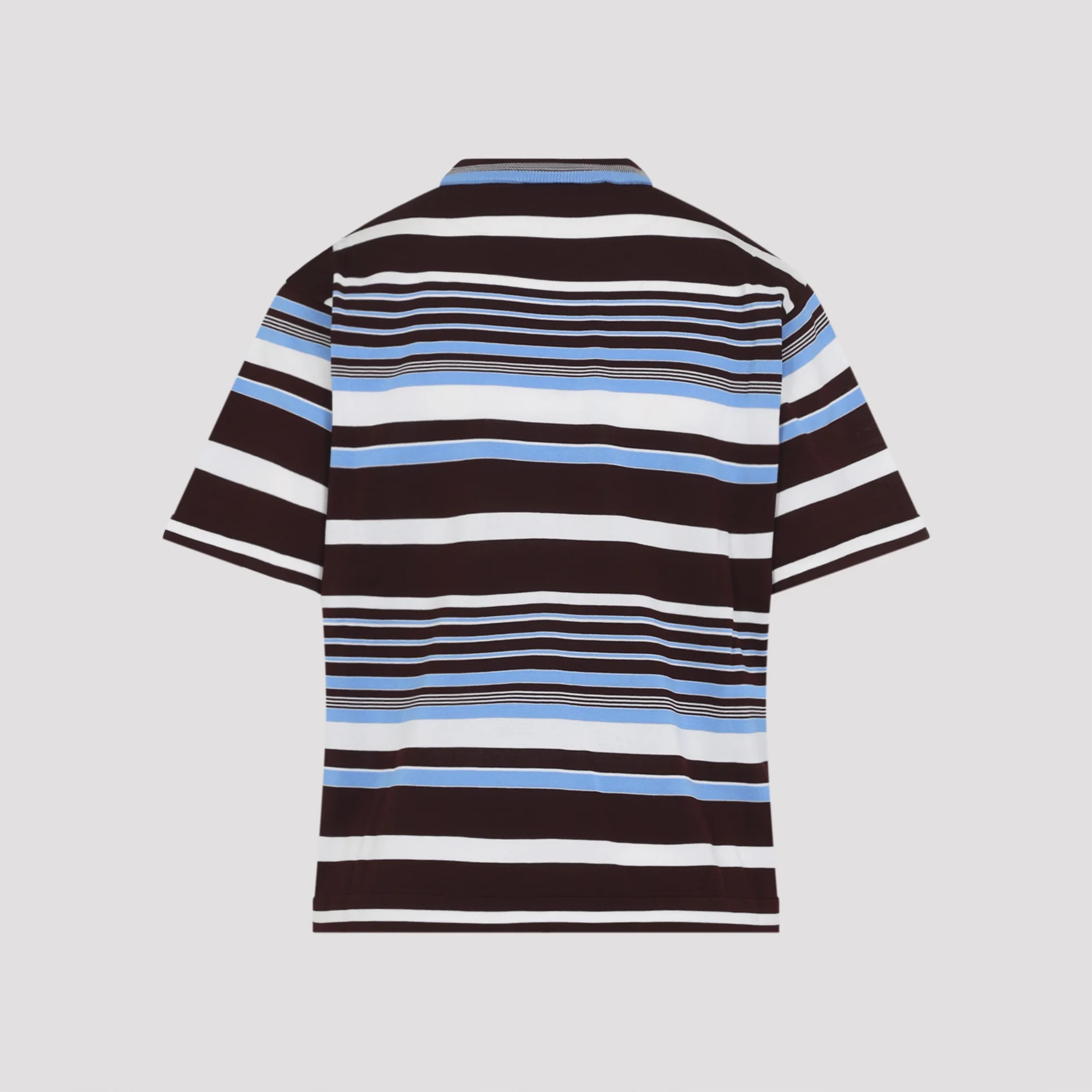 PRADA Striped Crew-neck Cotton Sweater - Image 4