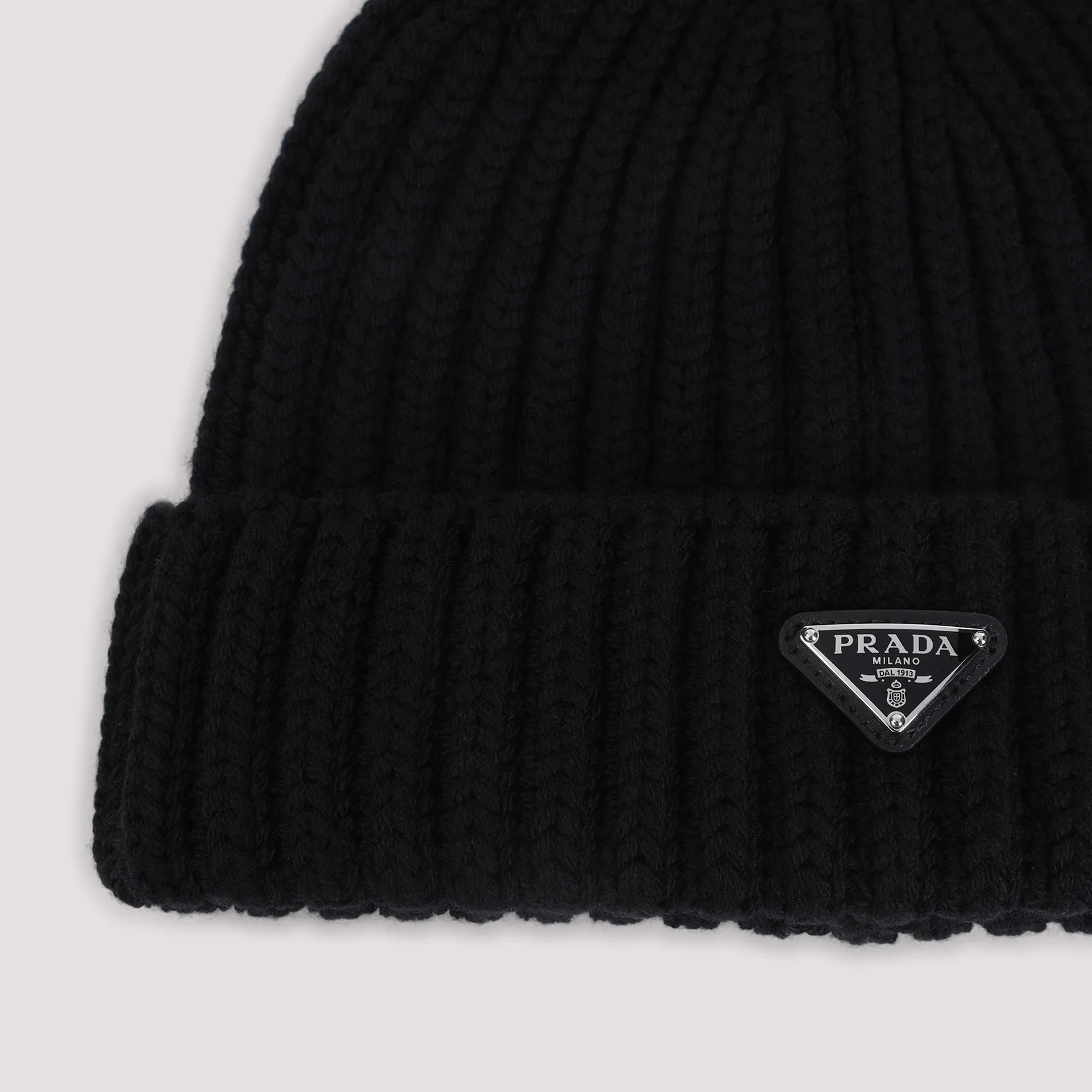 Prada Stylish Virgin Wool Beanie for Men - Image 5